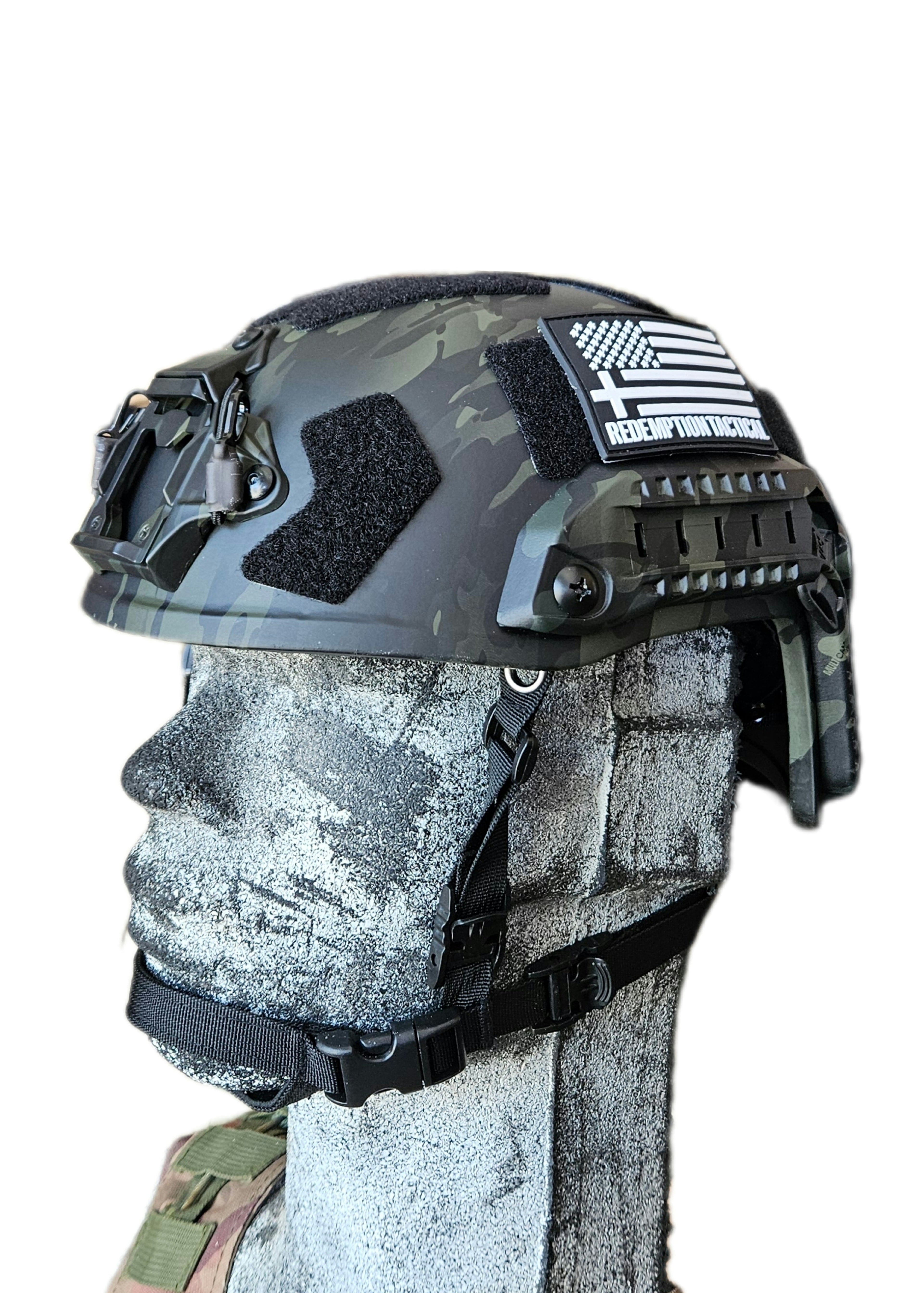 Ballistic Helmet RT2 High Cut Helmet: Tested to LEVEL IIIA (Included Arc Rails, Padding, Straps) - We The Collective