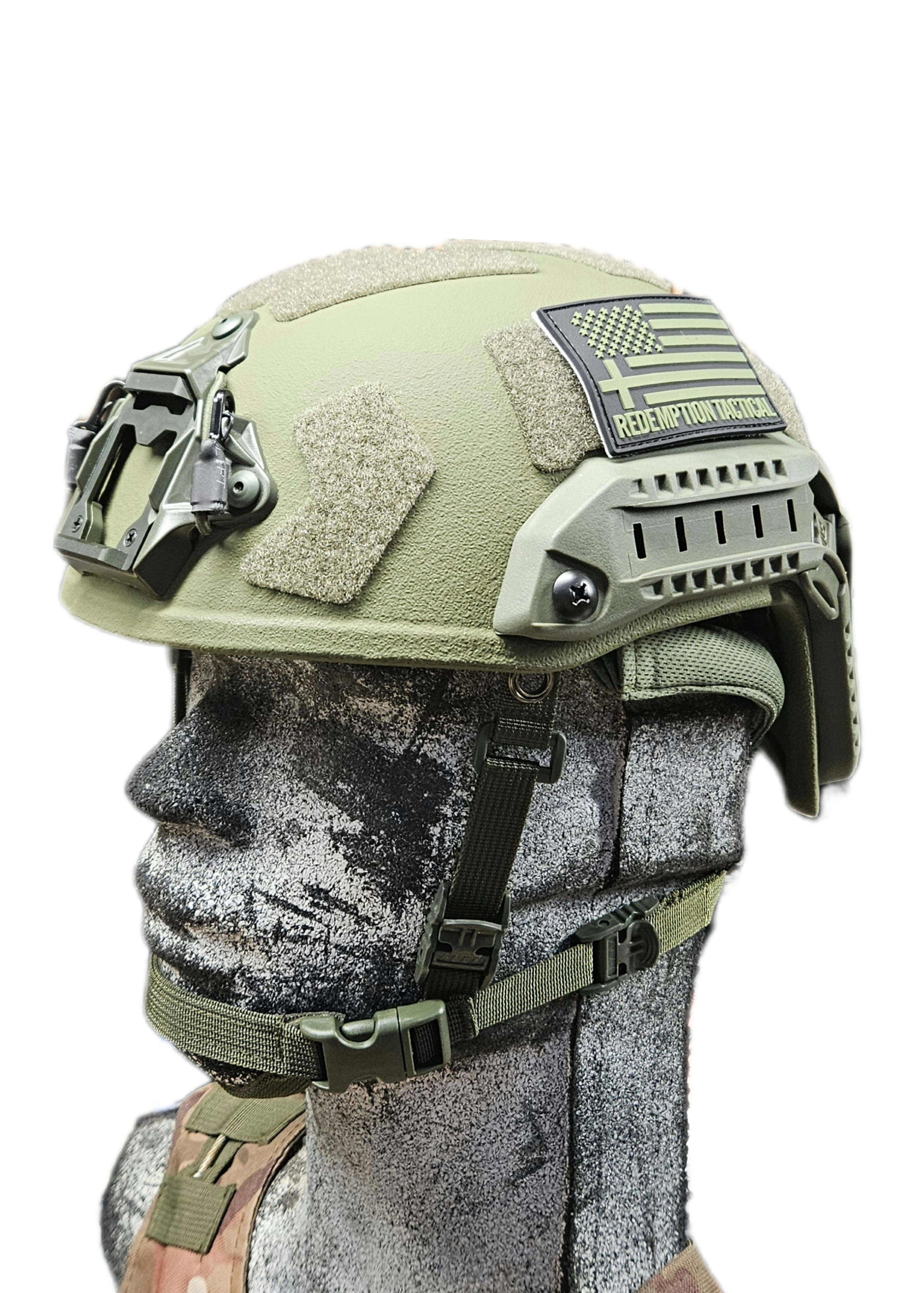 Ballistic Helmet RT2 High Cut Helmet: Tested to LEVEL IIIA (Included Arc Rails, Padding, Straps) - We The Collective