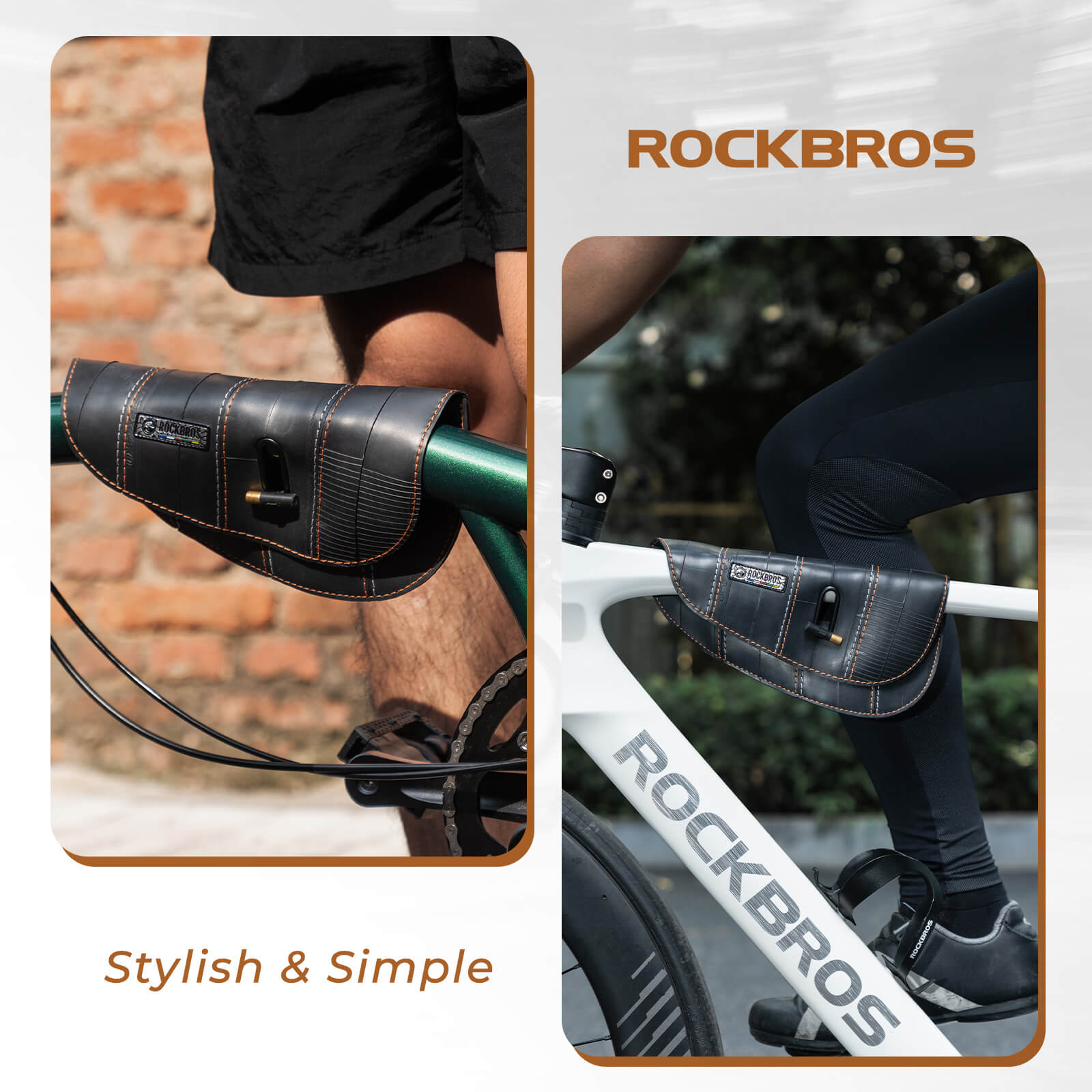 ROAD TO SKY Recycled Tire Bike Frame Bag - 0.5L - OVERLANDERS Outfitter