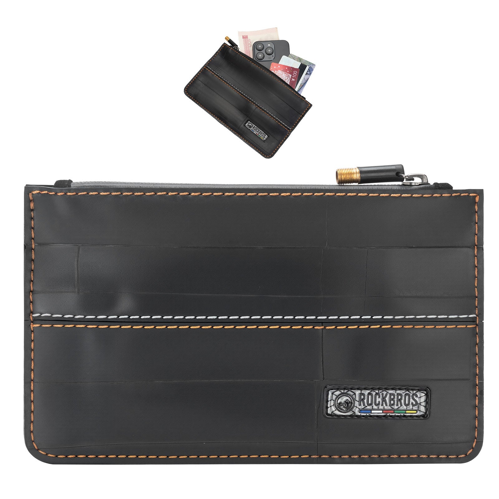 ROAD TO SKY Recycled Tire Bike Wallet - 0.7L - OVERLANDERS Outfitter