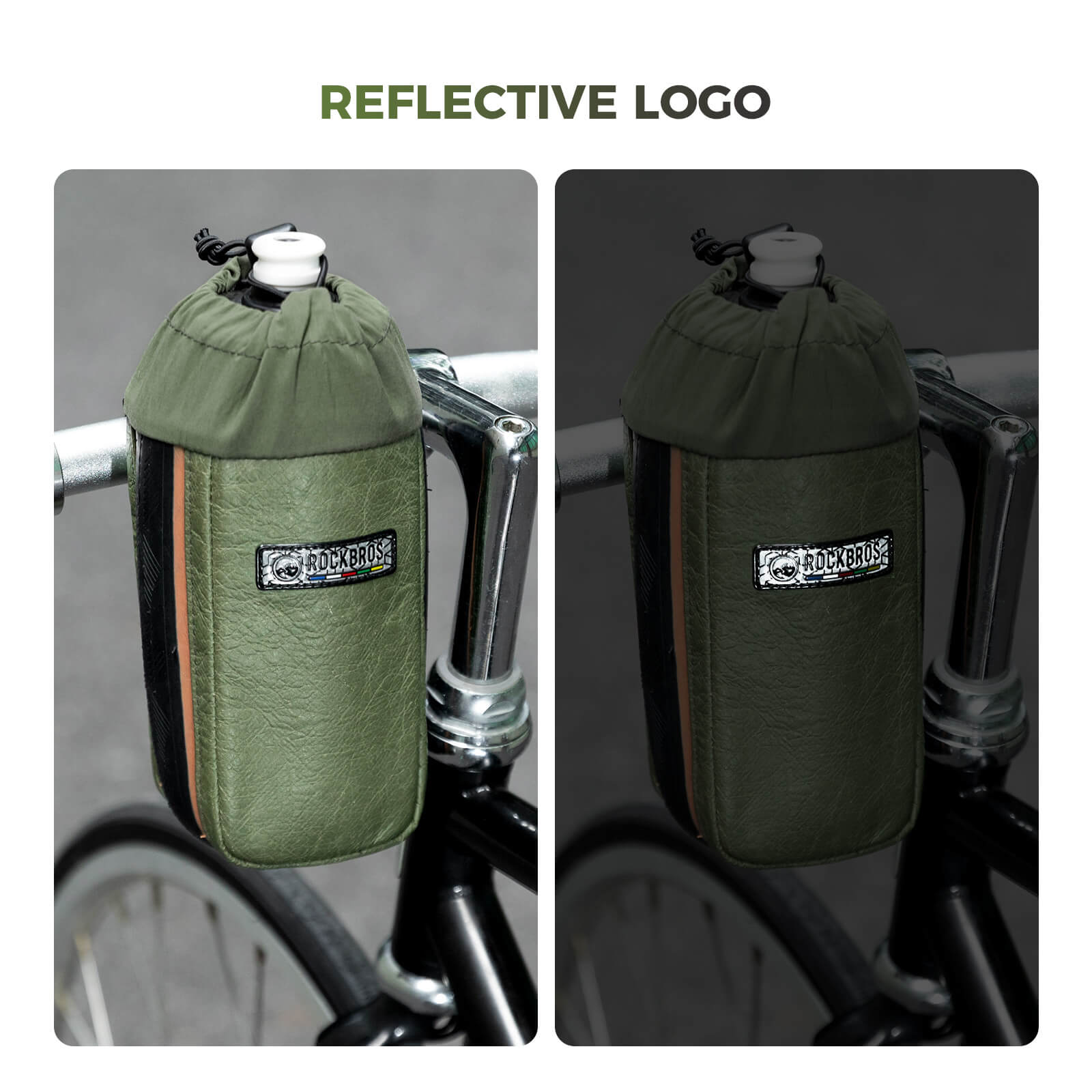 ROAD TO SKY Recycled Tire Bike Water Bottle Bag - 0.8L - OVERLANDERS Outfitter