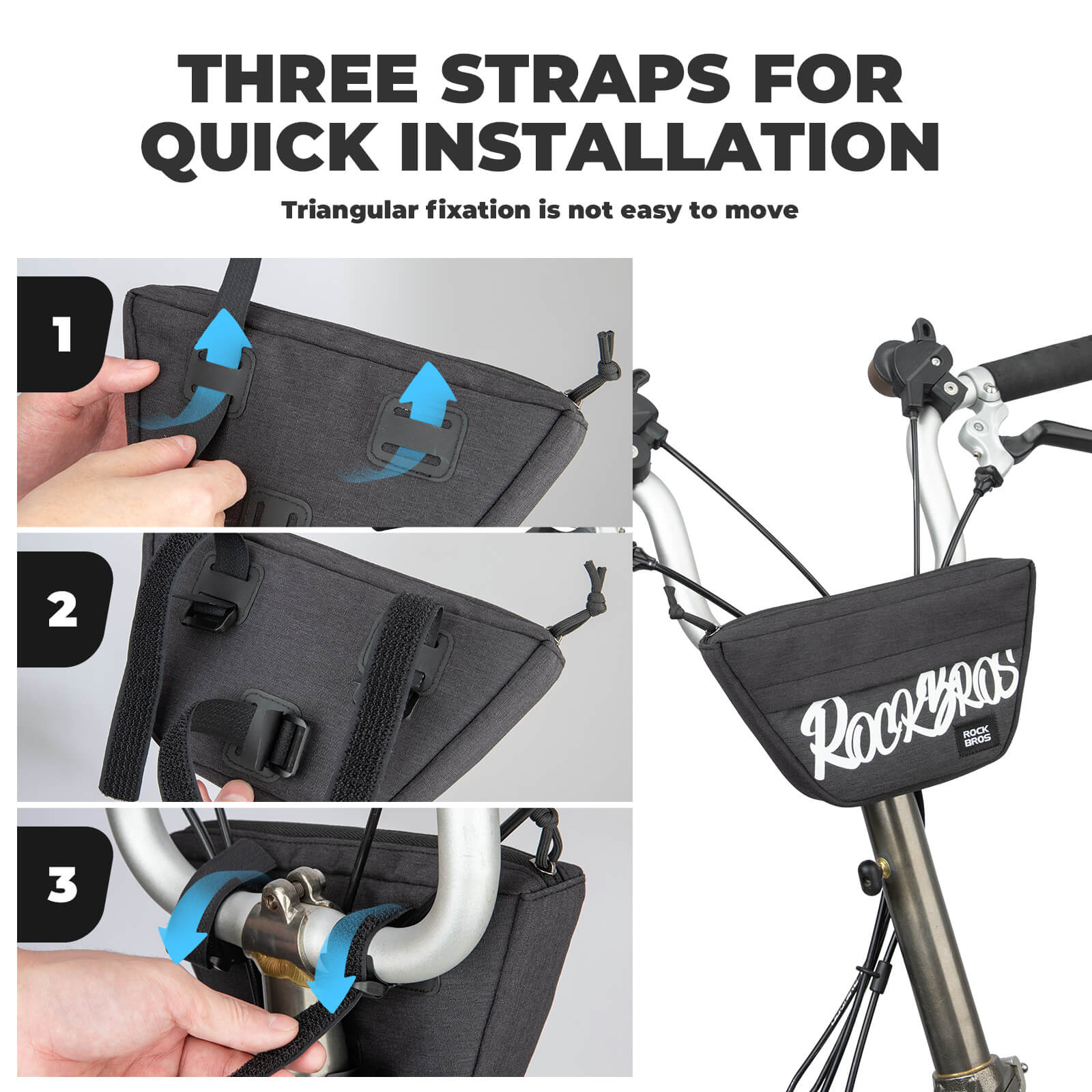 FlashRide Sketch Trapezoid Bike Handlebar Bag - 0.7L - OVERLANDERS Outfitter