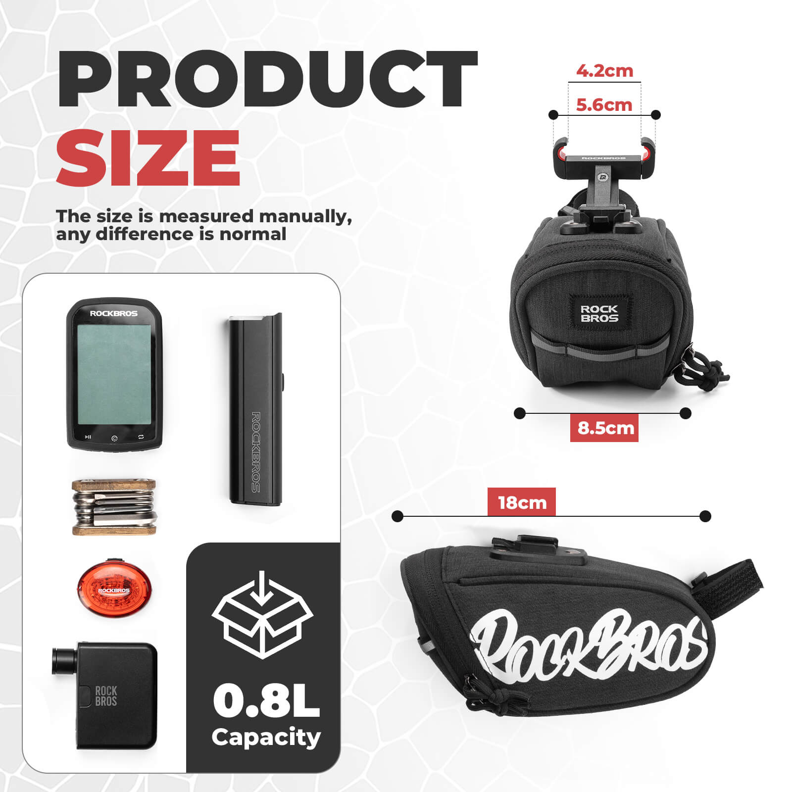 FlashRide Sketch Bike Saddle Bag - 0.8L - OVERLANDERS Outfitter
