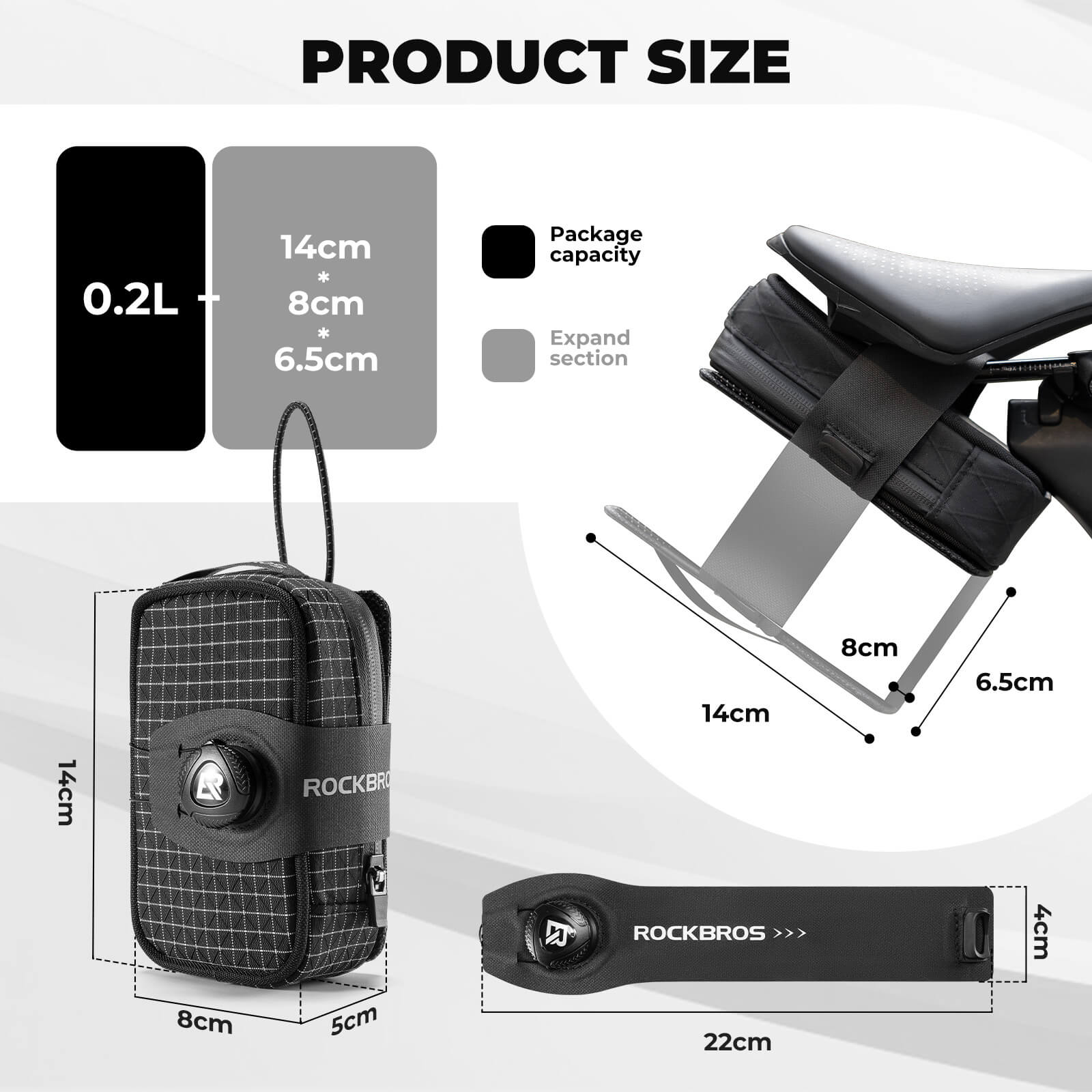 Saddle Bag with Bottle Holder - 0.8L - OVERLANDERS Outfitter