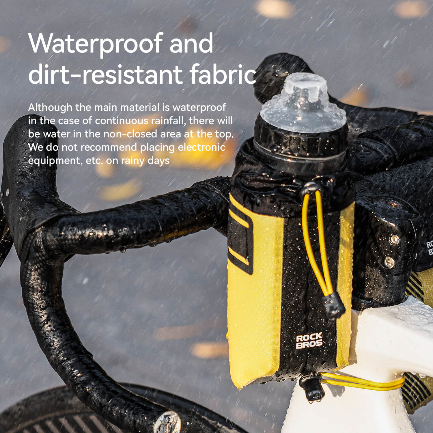 AS-162 100% Waterproof Bike Handlebar Bottle Bag - OVERLANDERS Outfitter