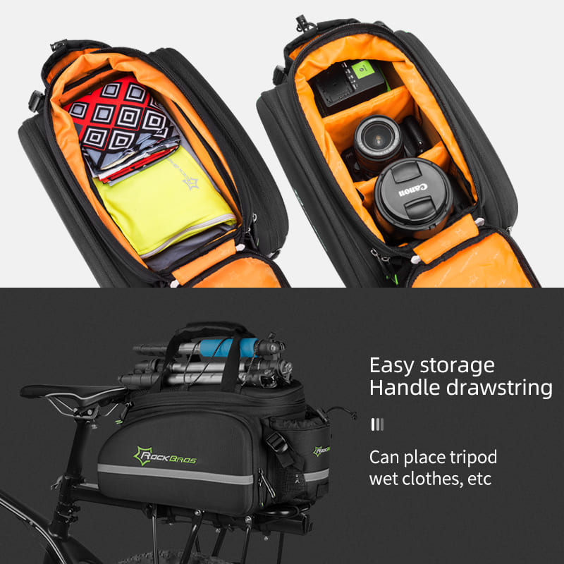 Multifunctional Bicycle Rack Bag - 17-35L - OVERLANDERS Outfitter