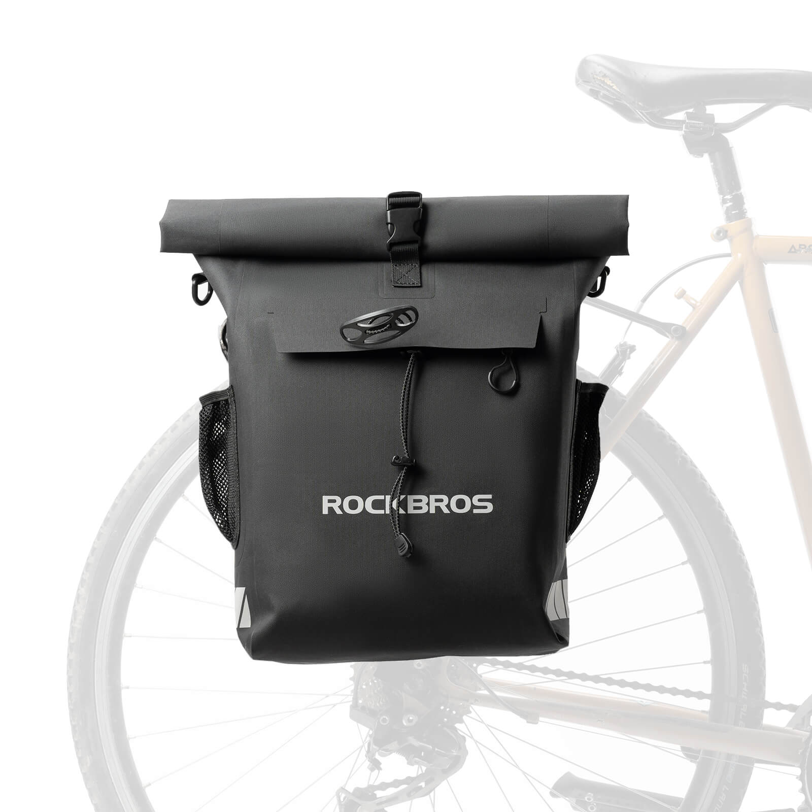 2-in-1 Bicycle Rear Rack Bag Backpack - 18L - OVERLANDERS Outfitter