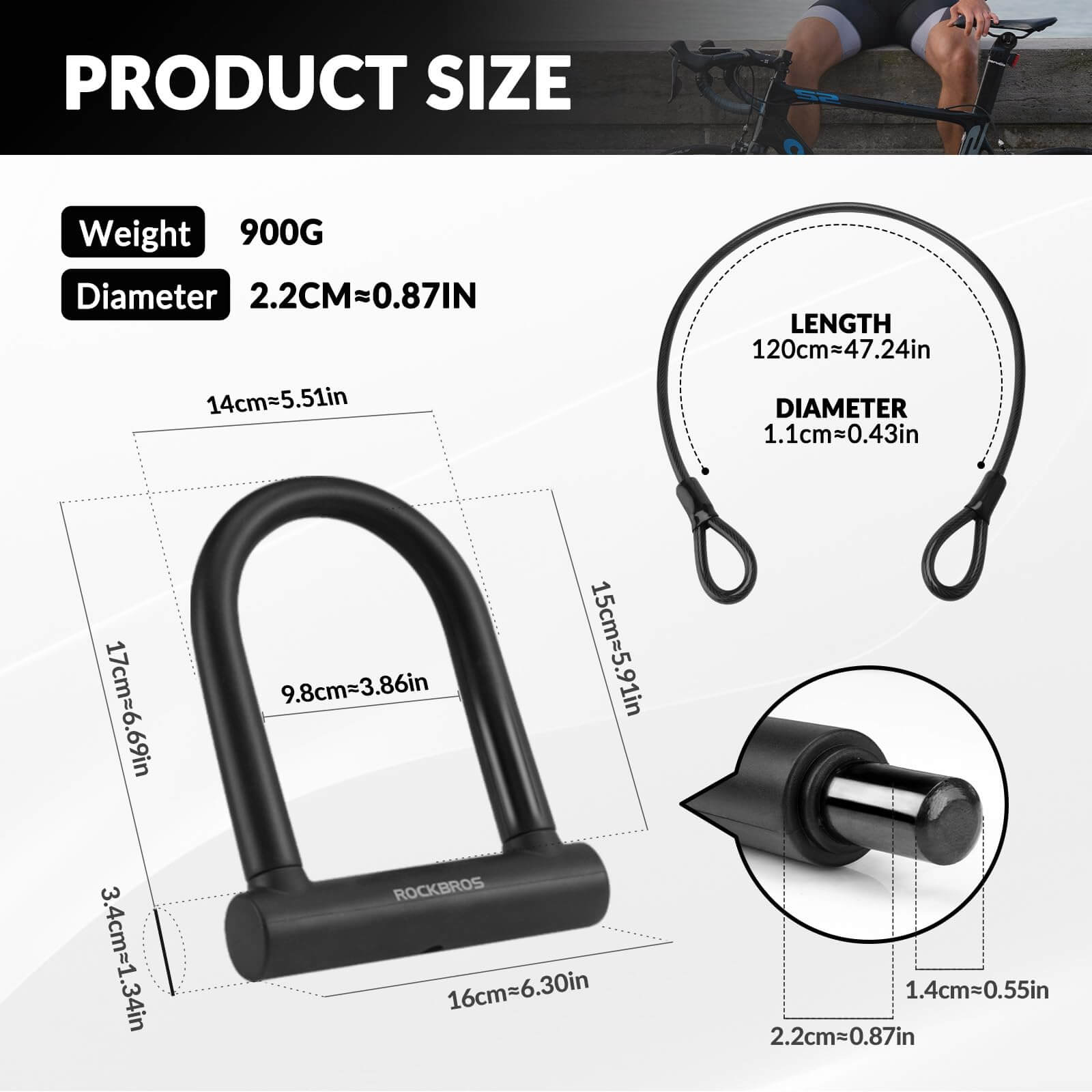 Thickened Anti-Cut U-Lock - OVERLANDERS Outfitter