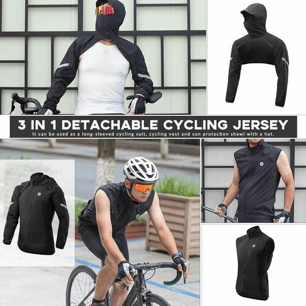 Unisex 3-in-1 Detachable Cycling Jacket - OVERLANDERS Outfitter