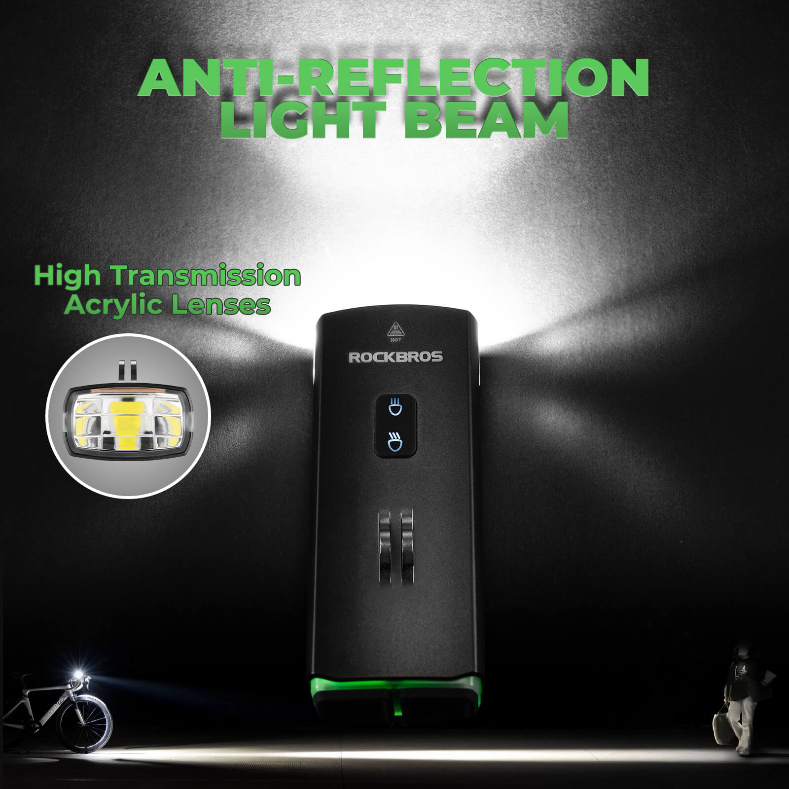 3000 Lumens Suspended Mount Bike Headlight - OVERLANDERS Outfitter