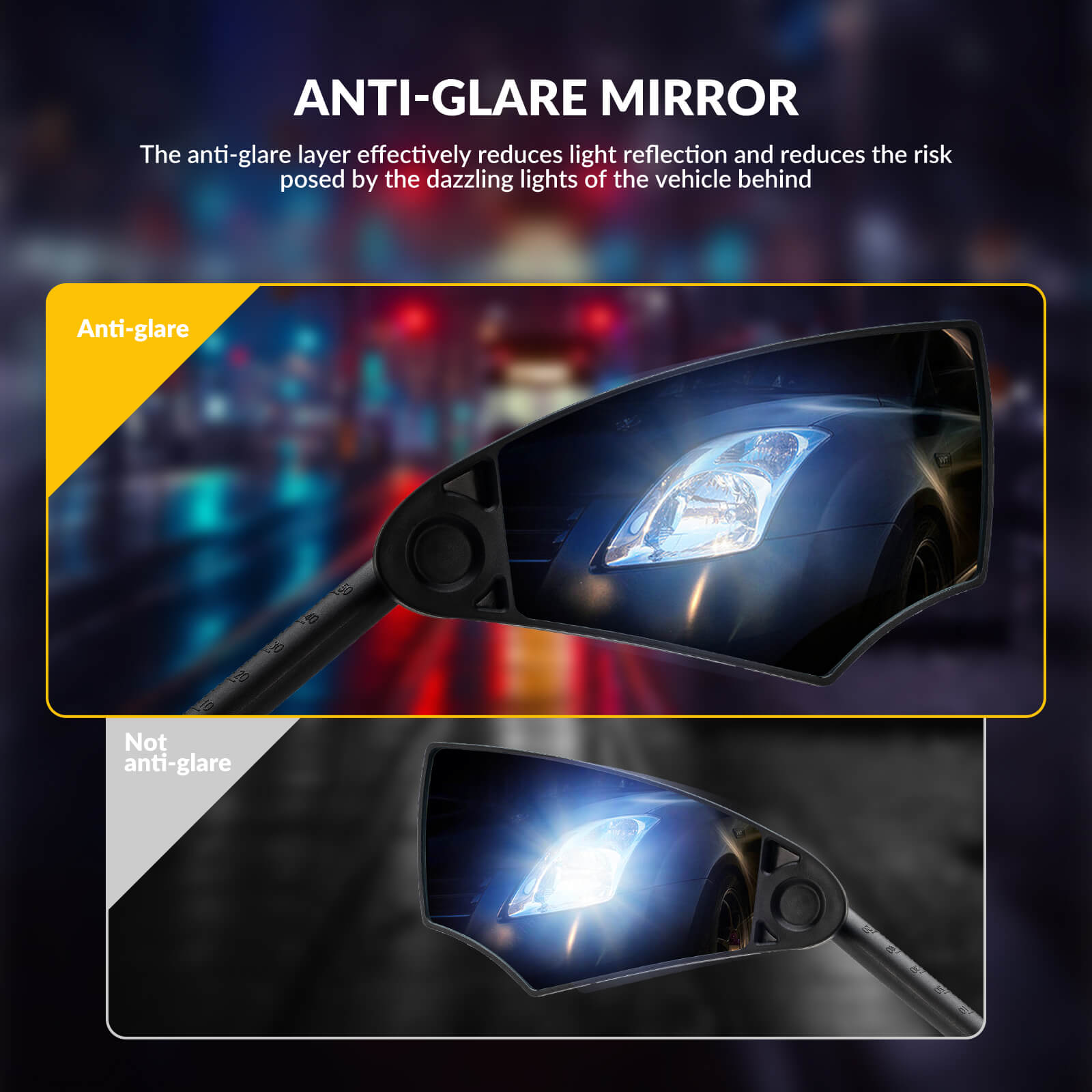 Anti-Glare Bike Mirror - OVERLANDERS Outfitter