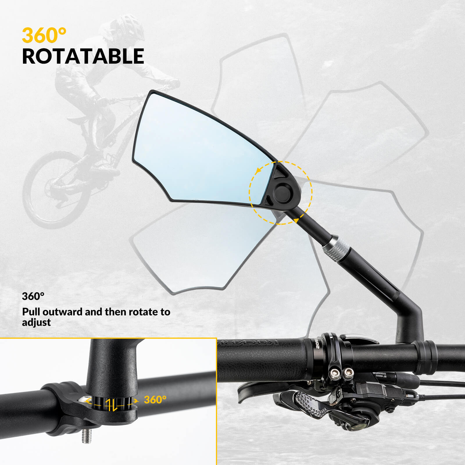 Anti-Glare Bike Mirror - OVERLANDERS Outfitter