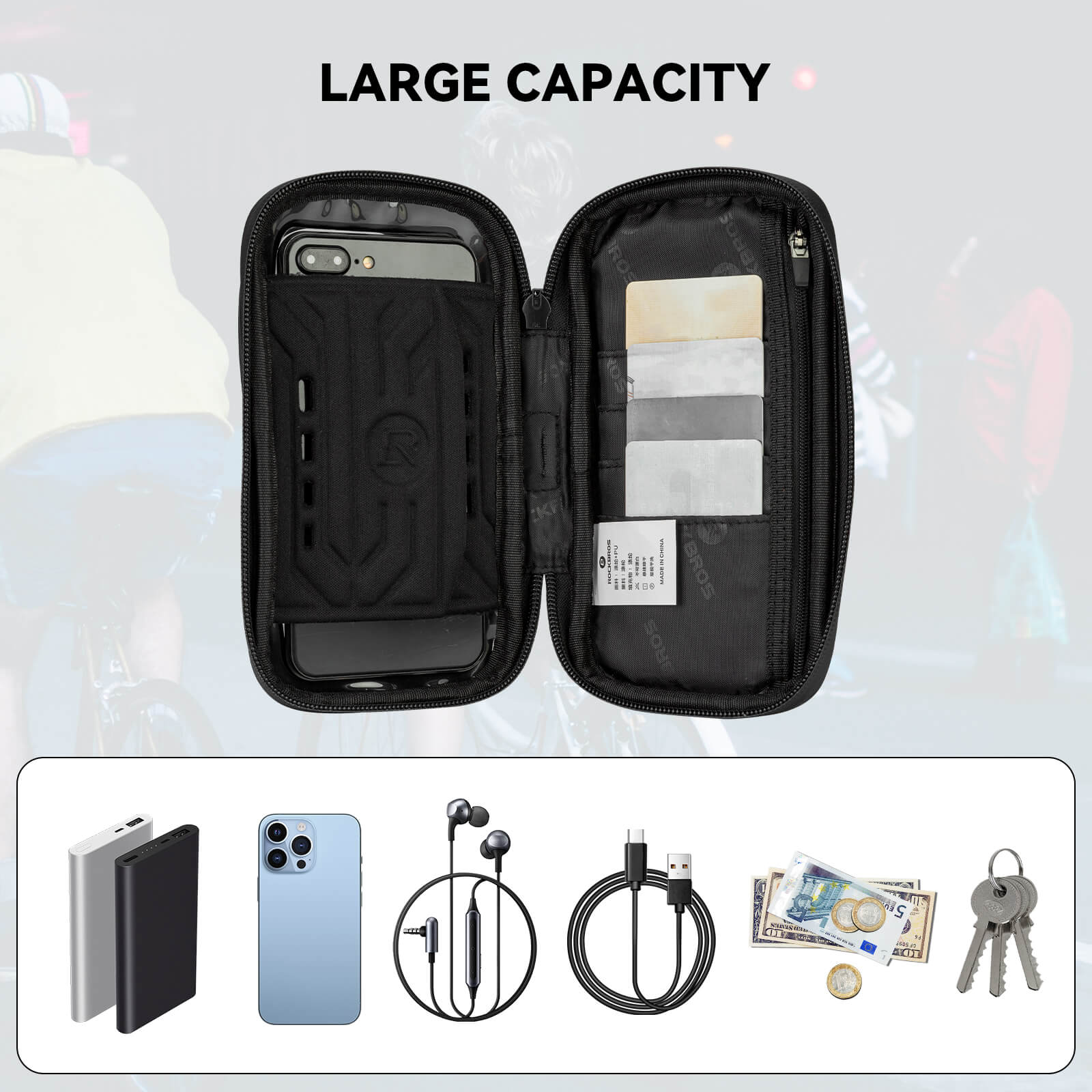 360° Rotating Bike Phone Mount Bag - OVERLANDERS Outfitter