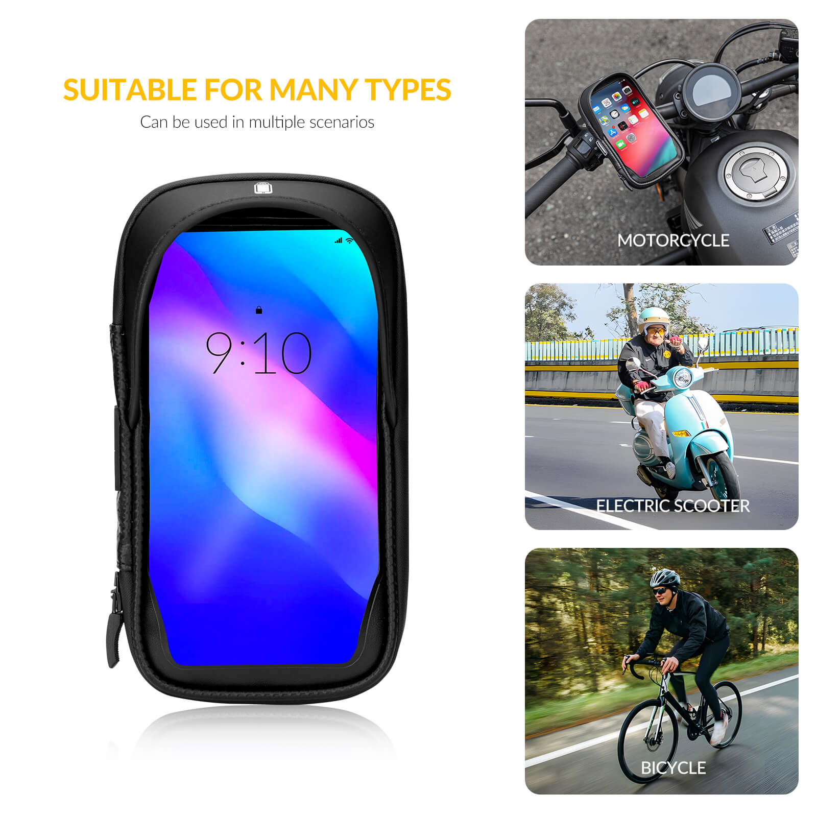 360° Rotating Bike Phone Mount Bag - OVERLANDERS Outfitter