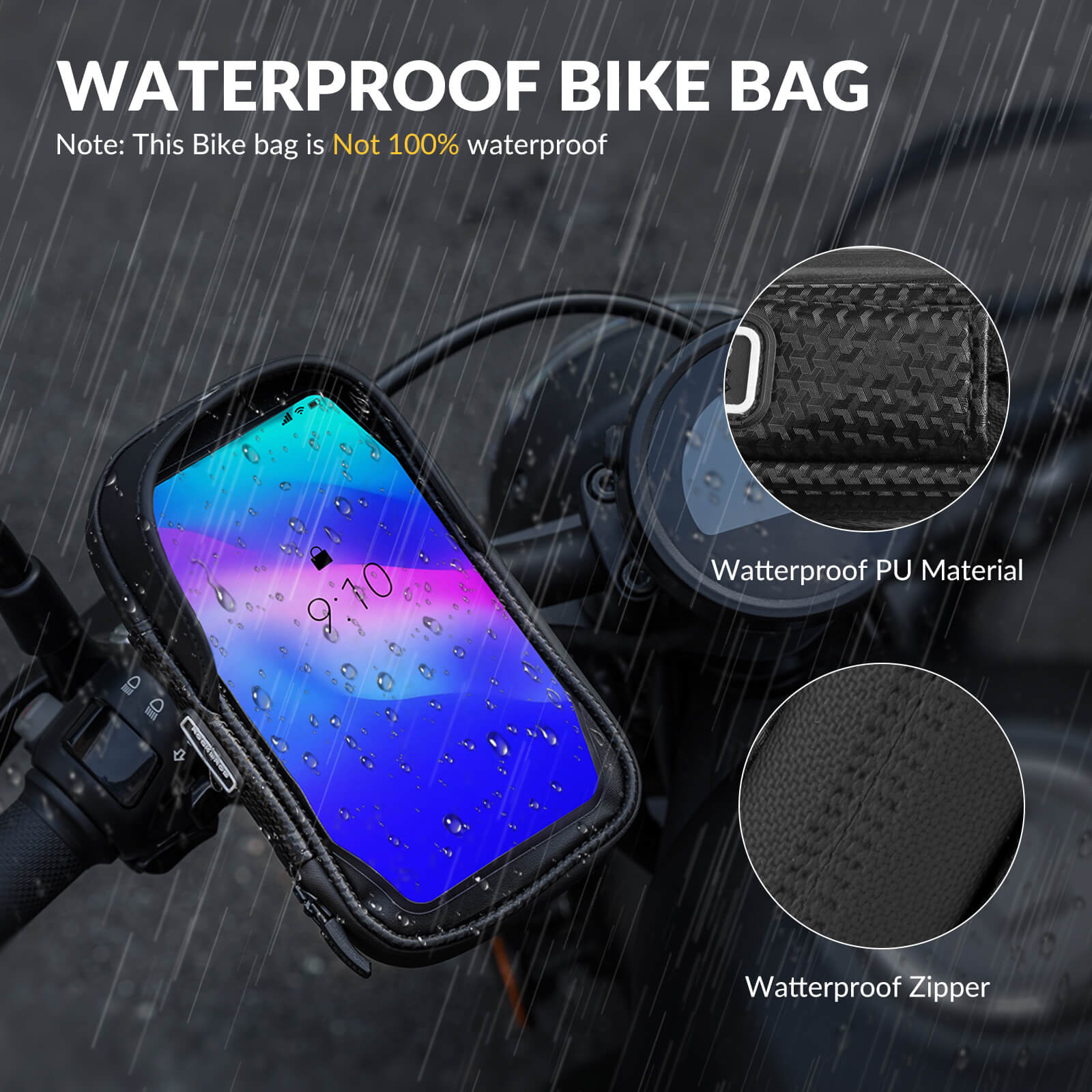 360° Rotating Bike Phone Mount Bag - OVERLANDERS Outfitter