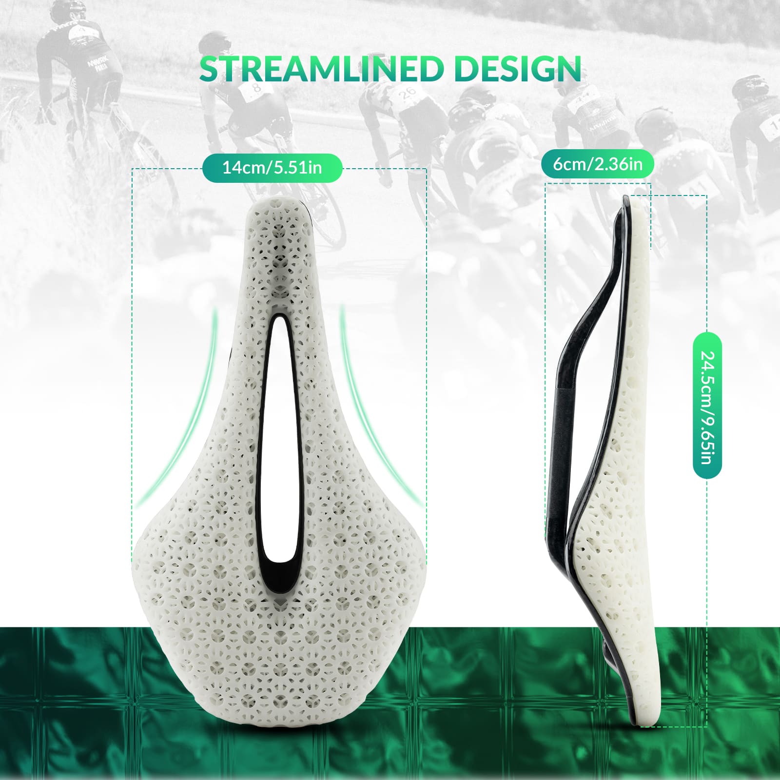 3D Printed Bike Saddle - OVERLANDERS Outfitter