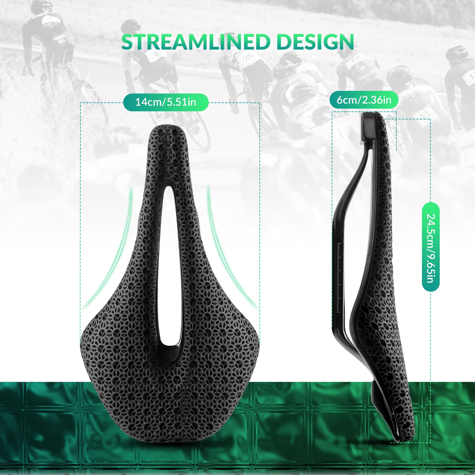3D Printed Bike Saddle - OVERLANDERS Outfitter