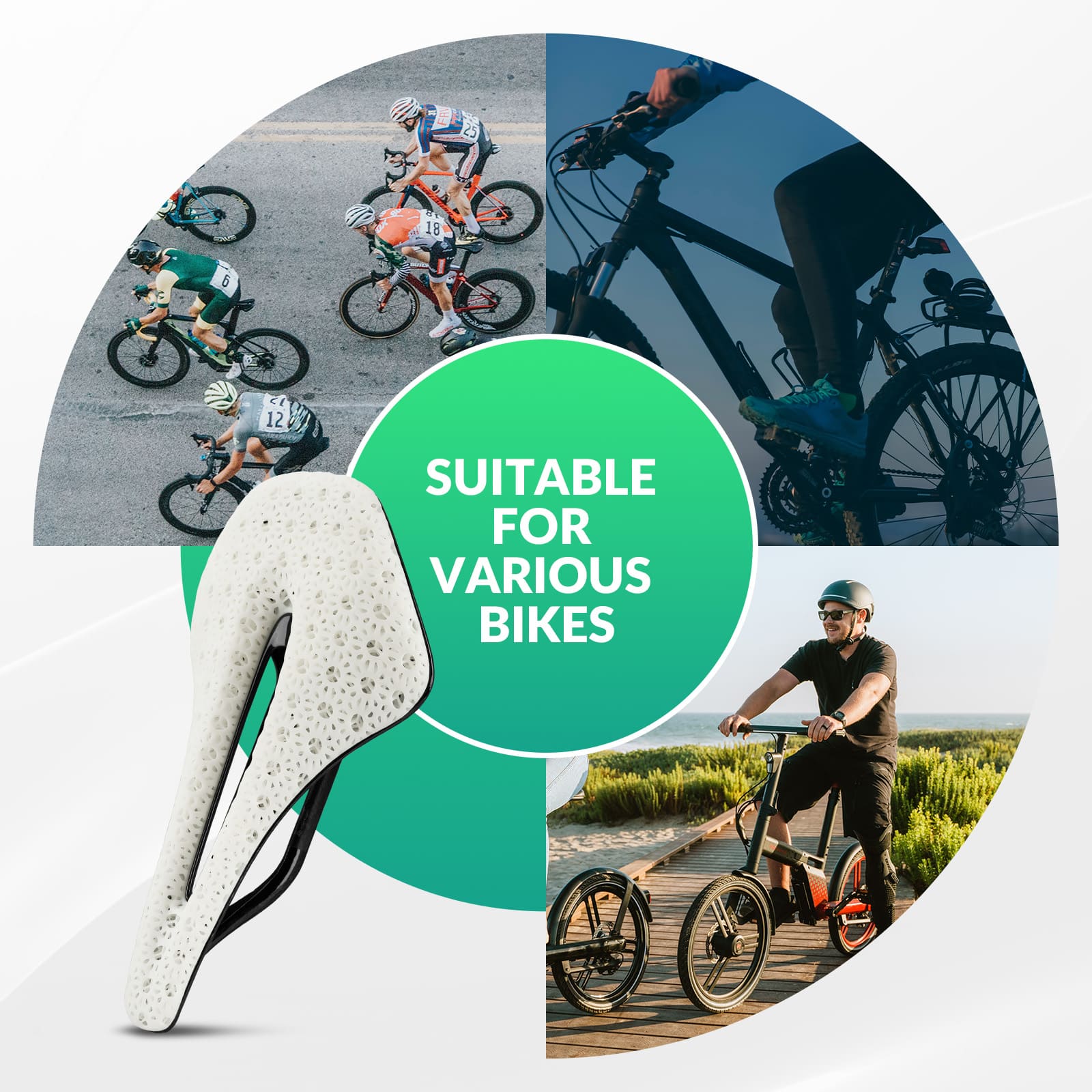 3D Printed Bike Saddle - OVERLANDERS Outfitter