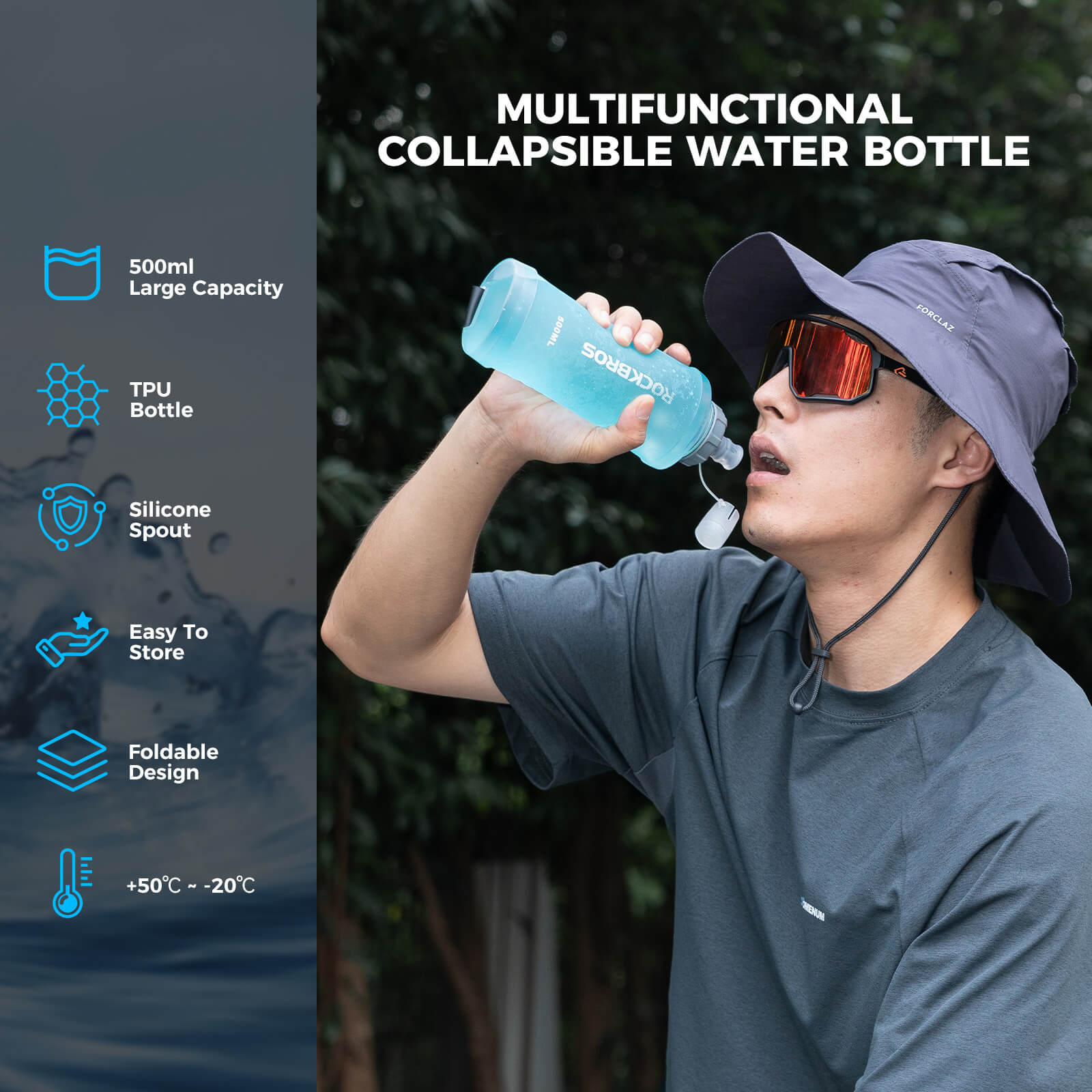 500ml Water Soft Flask - OVERLANDERS Outfitter