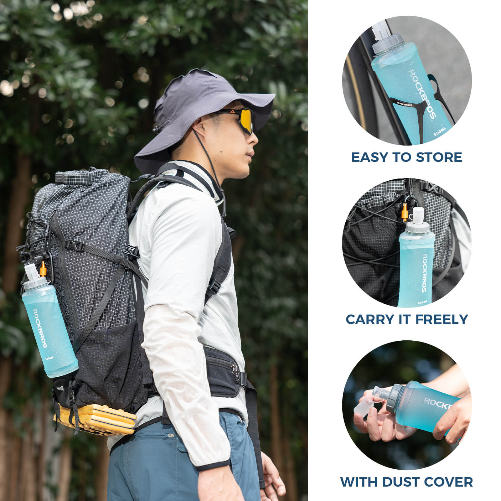 500ml Water Soft Flask - OVERLANDERS Outfitter
