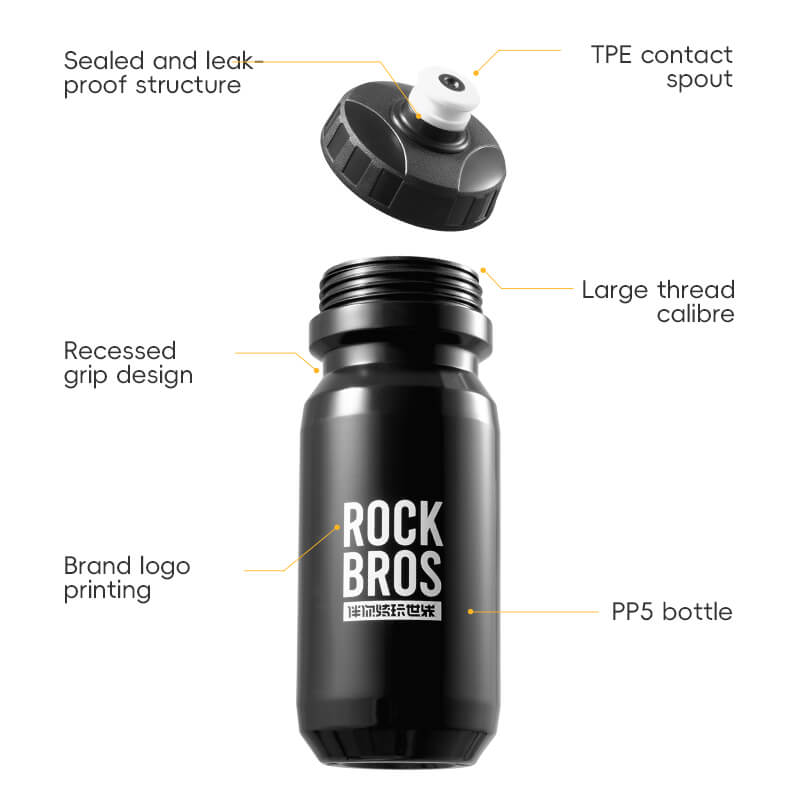 600ml Bike Water Bottle - OVERLANDERS Outfitter