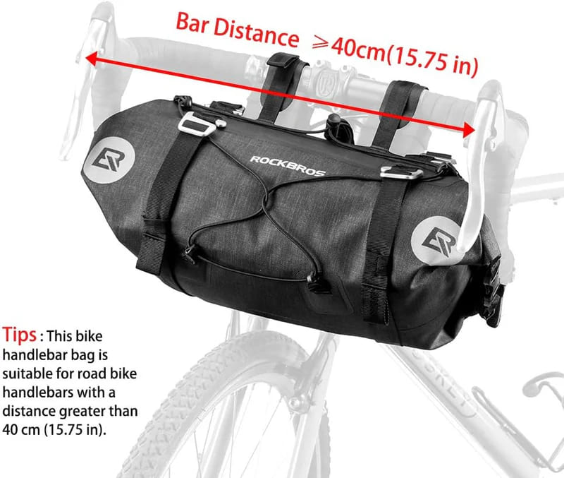 Barrel-Shaped Waterproof Handlebar Bags - 7L-14L - OVERLANDERS Outfitter