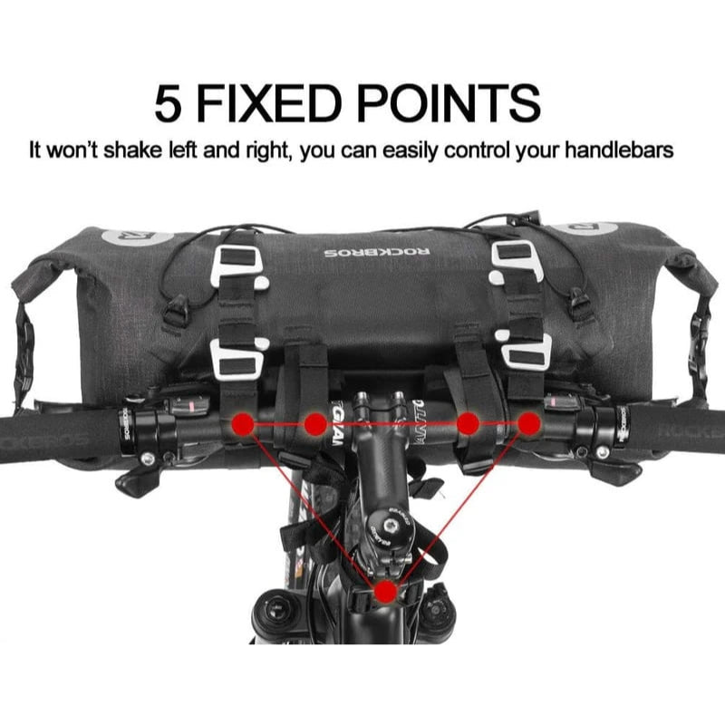 Barrel-Shaped Waterproof Handlebar Bags - 7L-14L - OVERLANDERS Outfitter