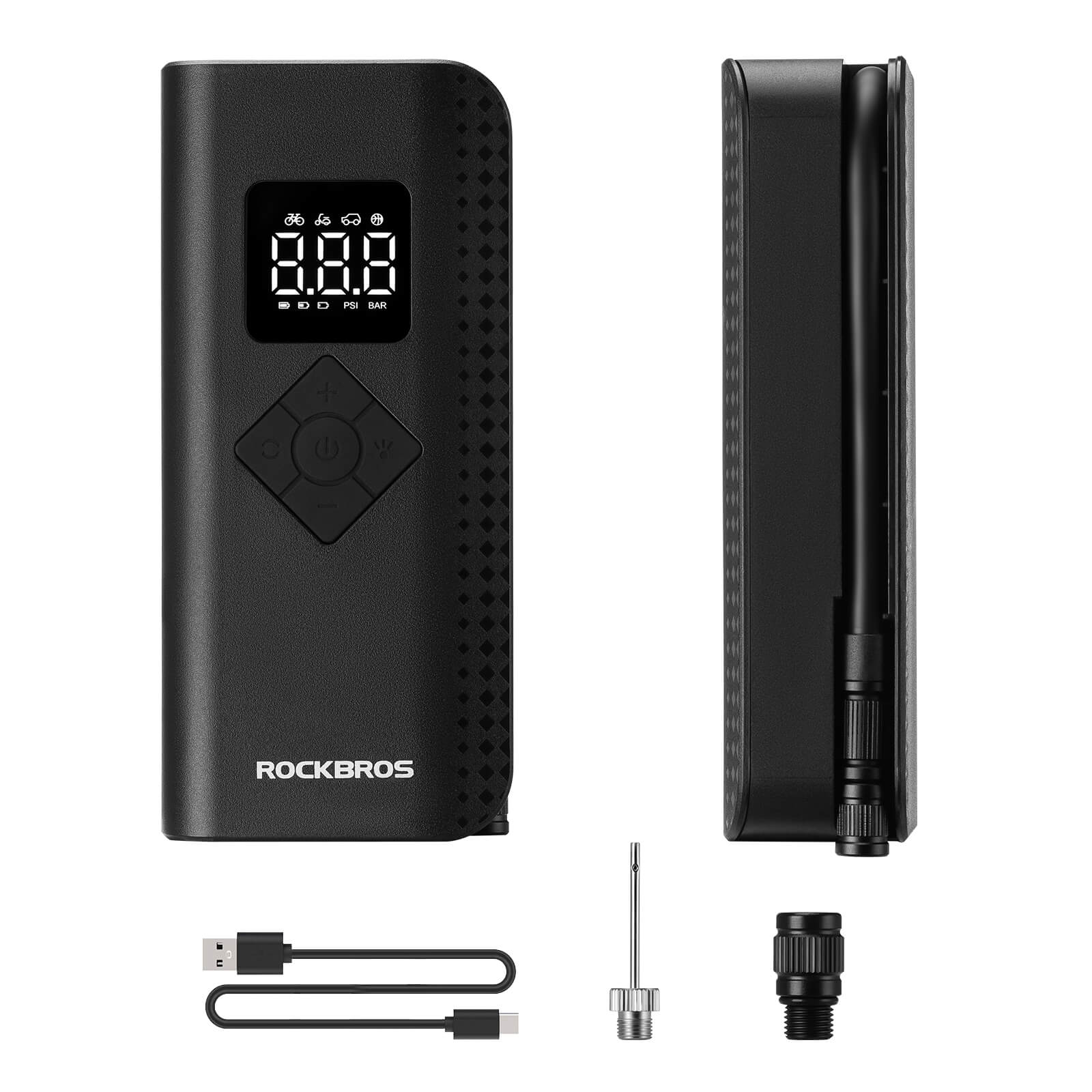 A13 Mini Electric Air Bike Tire Pump 150PSl - OVERLANDERS Outfitter