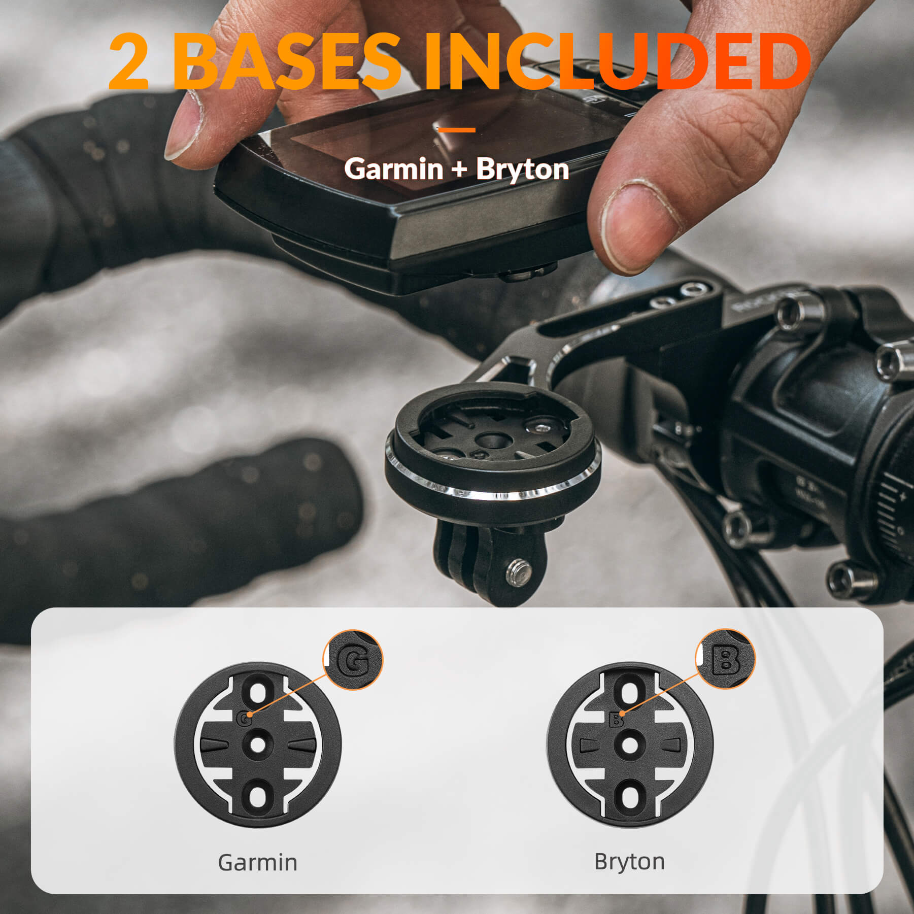 Adjustable Bike Computer Mount with Extendable Design - OVERLANDERS Outfitter