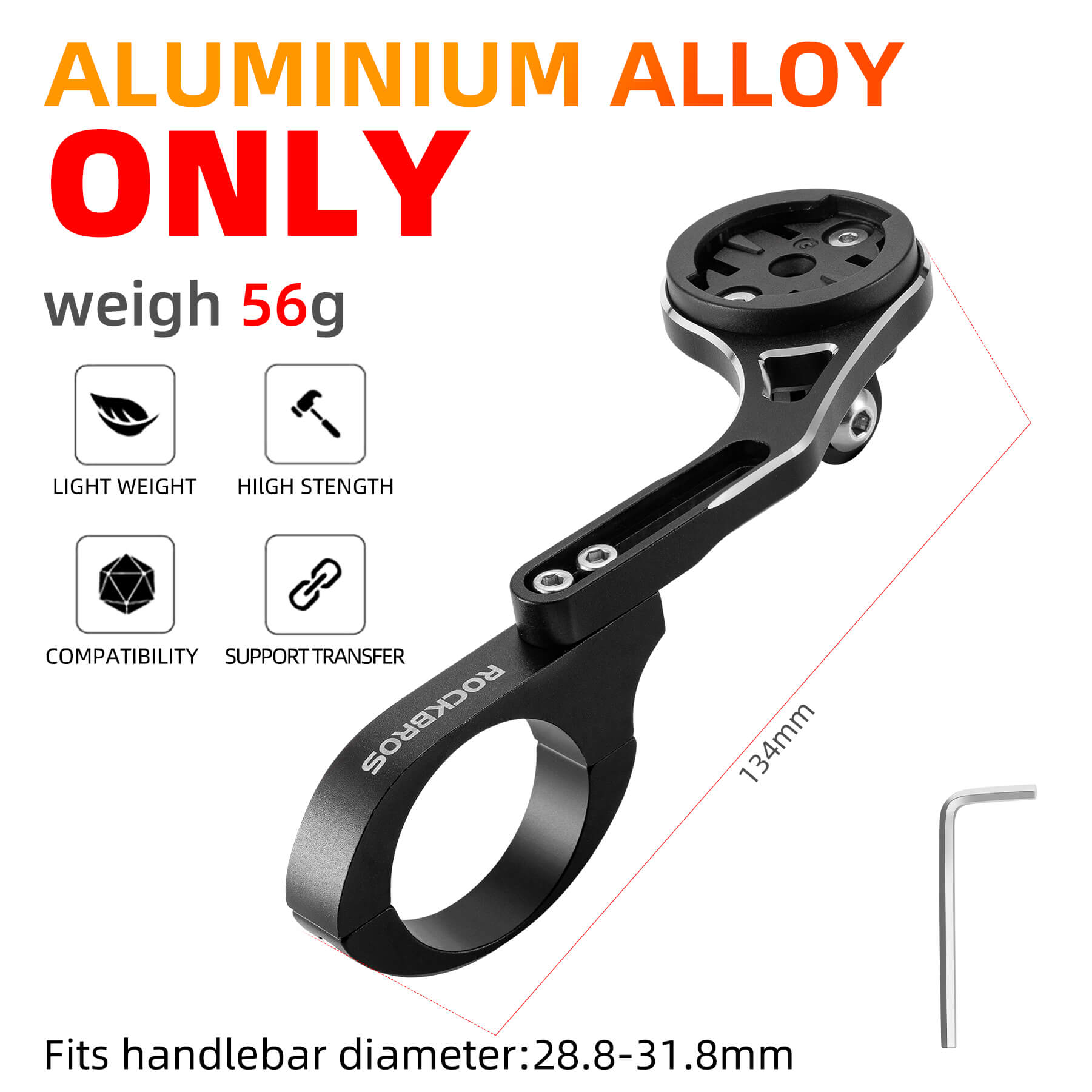Adjustable Bike Computer Mount with Extendable Design - OVERLANDERS Outfitter