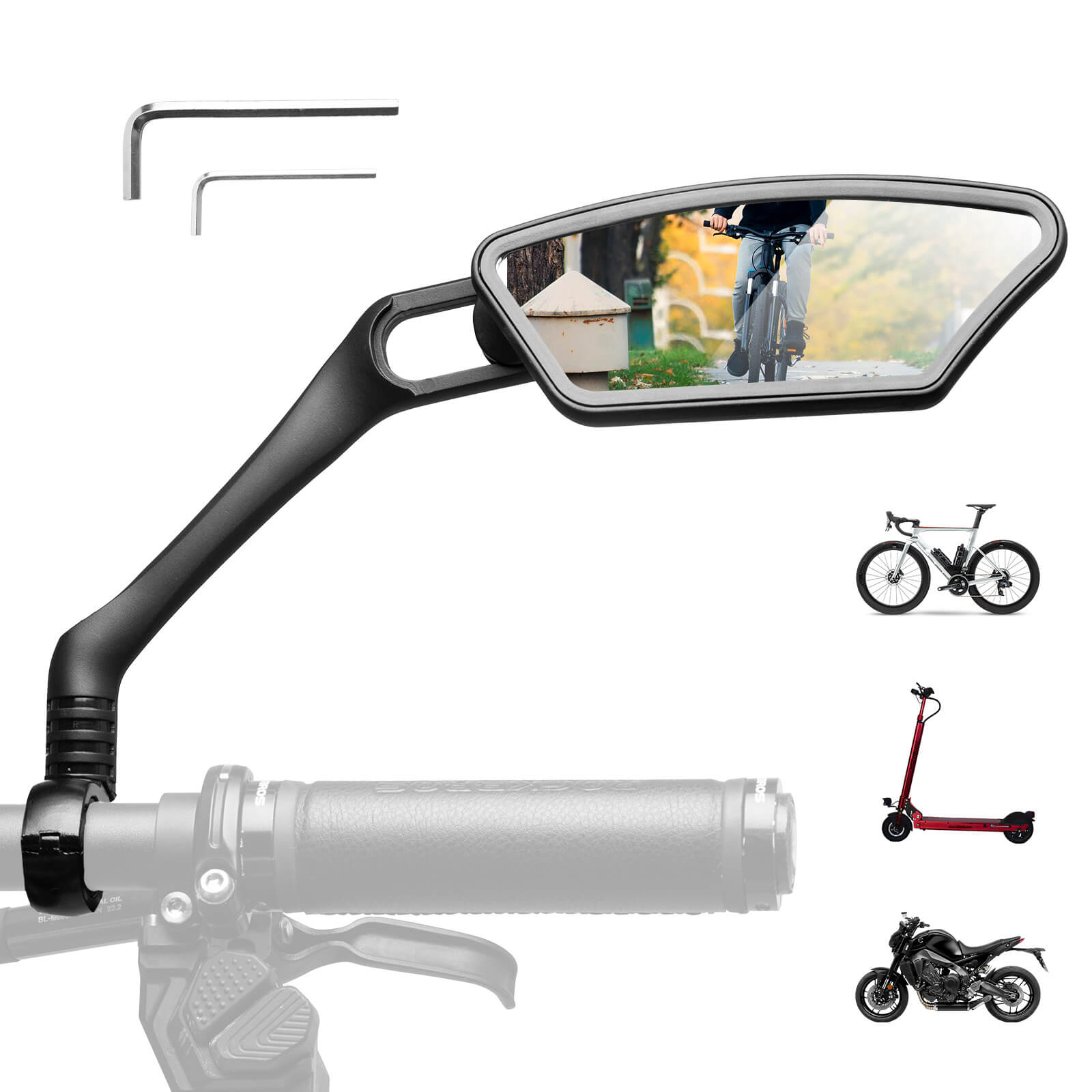 Adjustable Bike Handlebar Mirror - OVERLANDERS Outfitter