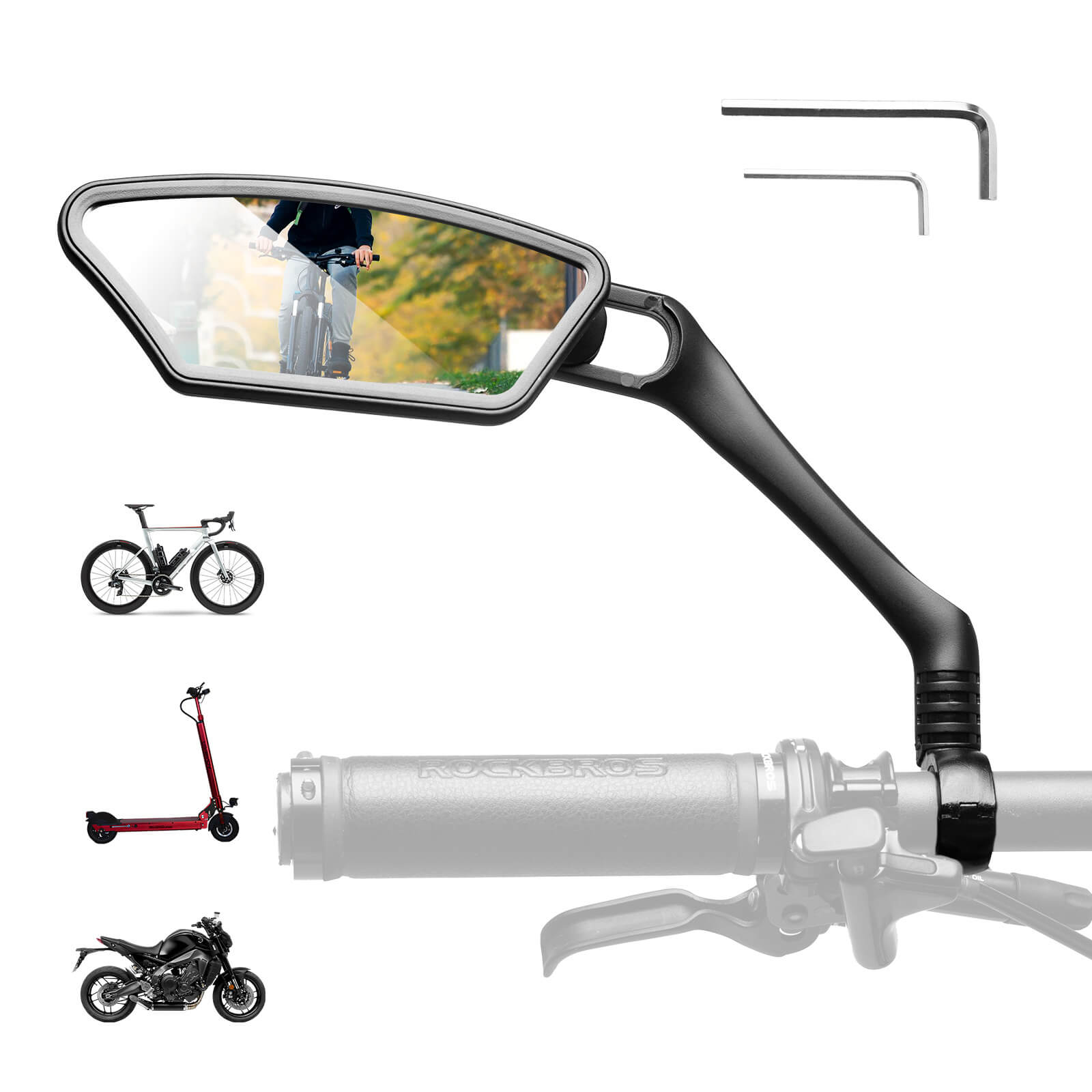Adjustable Bike Handlebar Mirror - OVERLANDERS Outfitter
