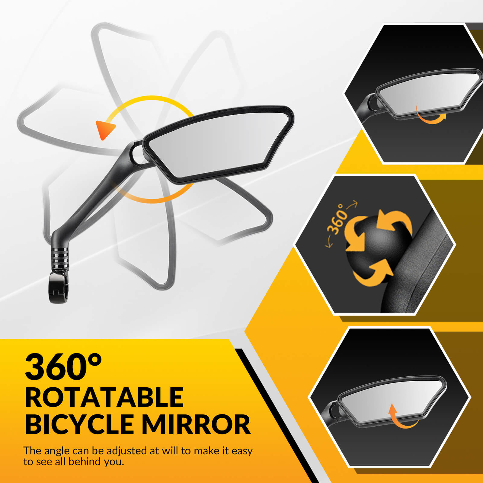 Adjustable Bike Handlebar Mirror - OVERLANDERS Outfitter