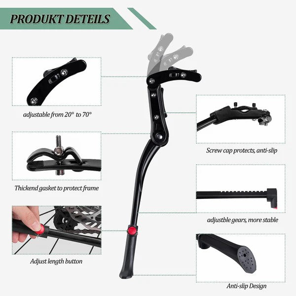Adjustable Bike Kickstand 24-29 Inch - OVERLANDERS Outfitter