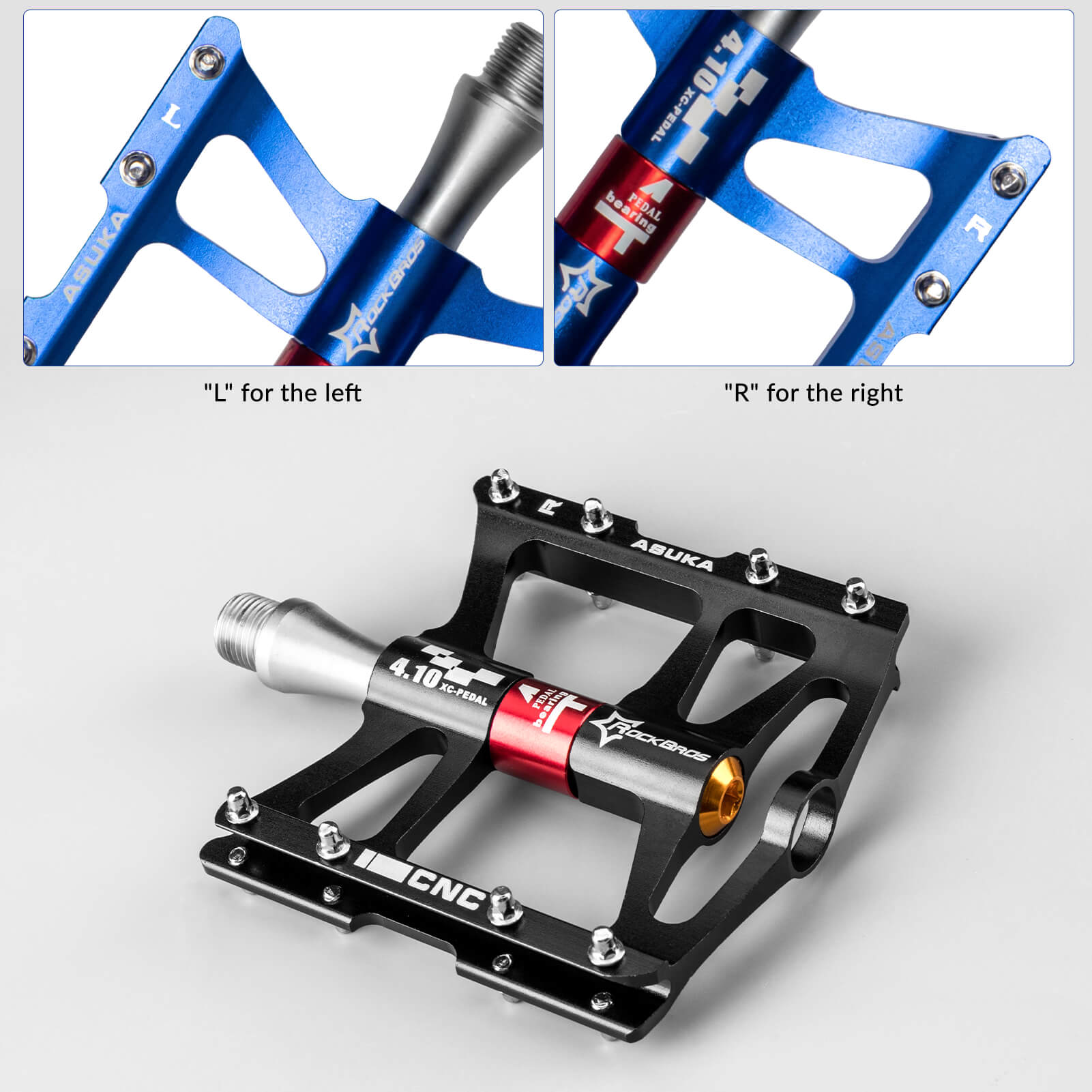 Aluminum Alloy 4 Bearings Mountain Bike Pedals - OVERLANDERS Outfitter