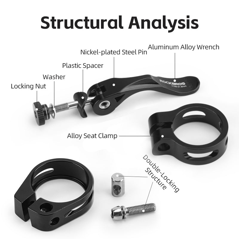 Aluminum Alloy Bike Seat Clamp - OVERLANDERS Outfitter