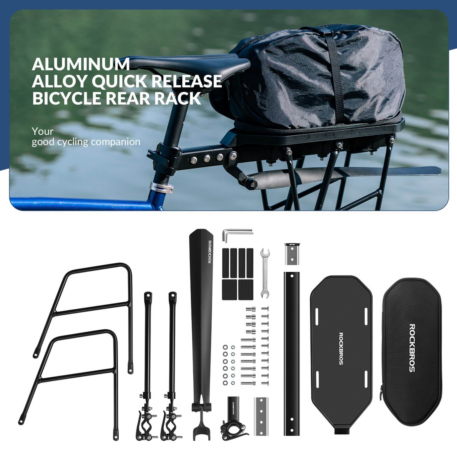 Quick Release Bike Rear Rack - OVERLANDERS Outfitter