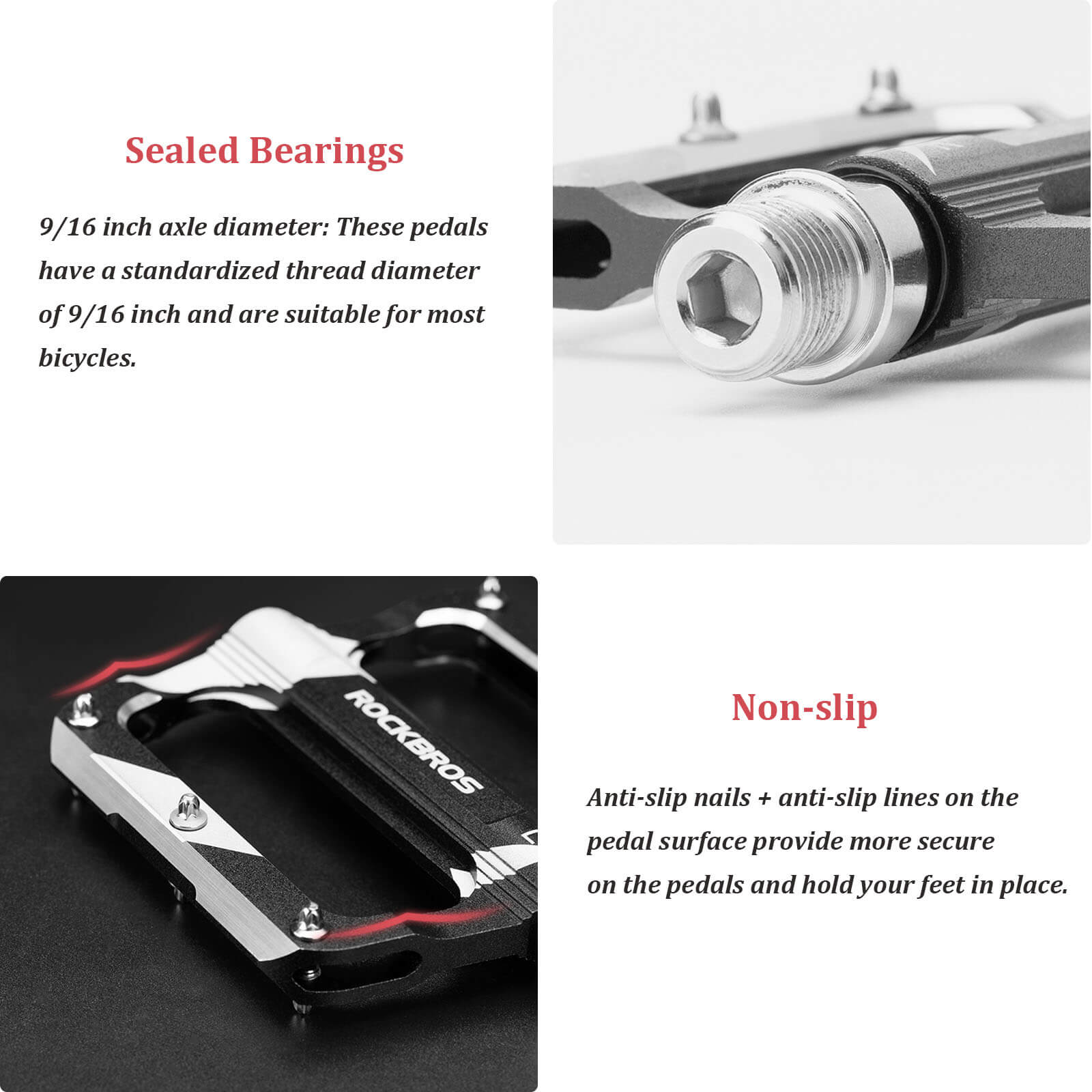 Aluminum Alloy Bearing Pedals - K306 - OVERLANDERS Outfitter