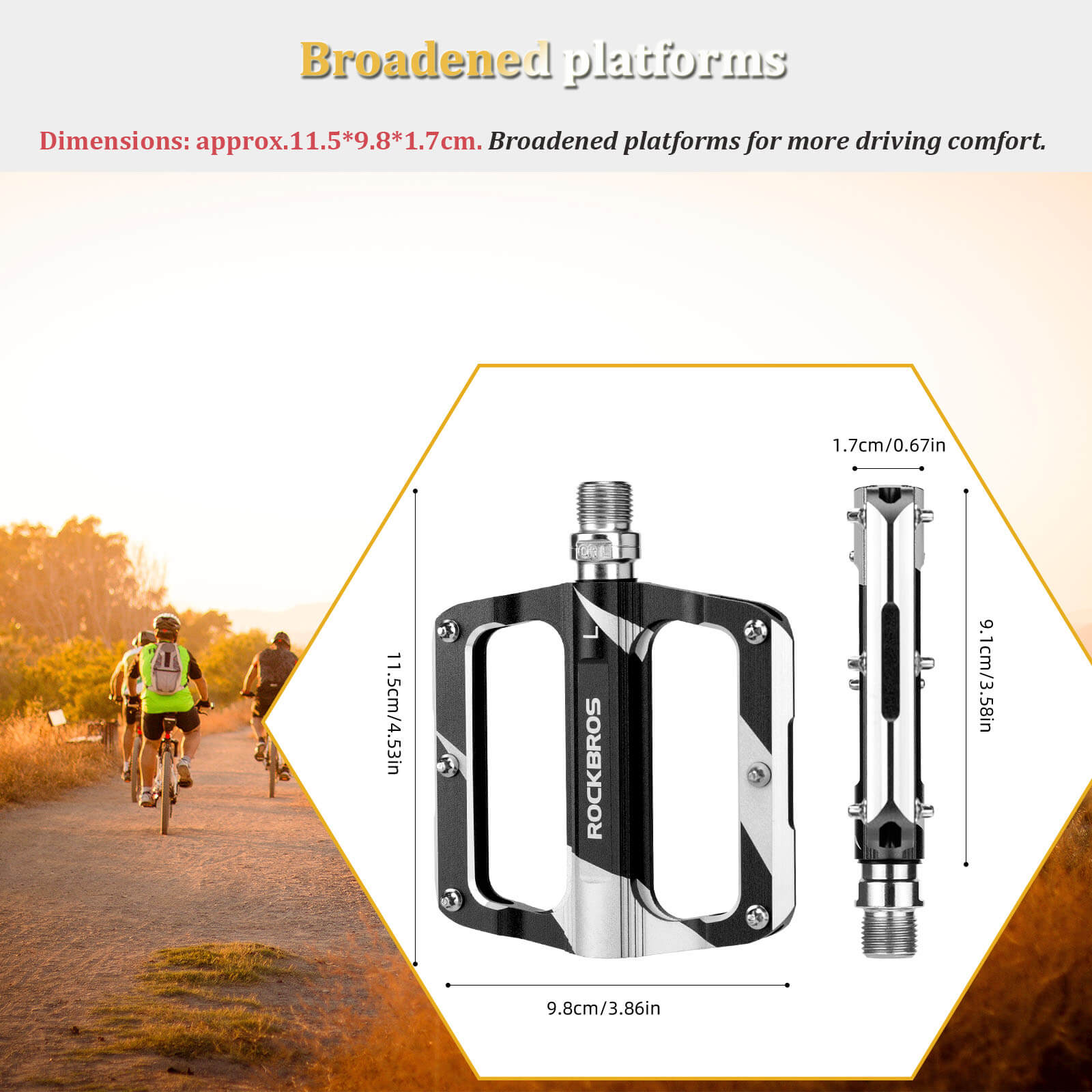 Aluminum Alloy Bearing Pedals - K306 - OVERLANDERS Outfitter