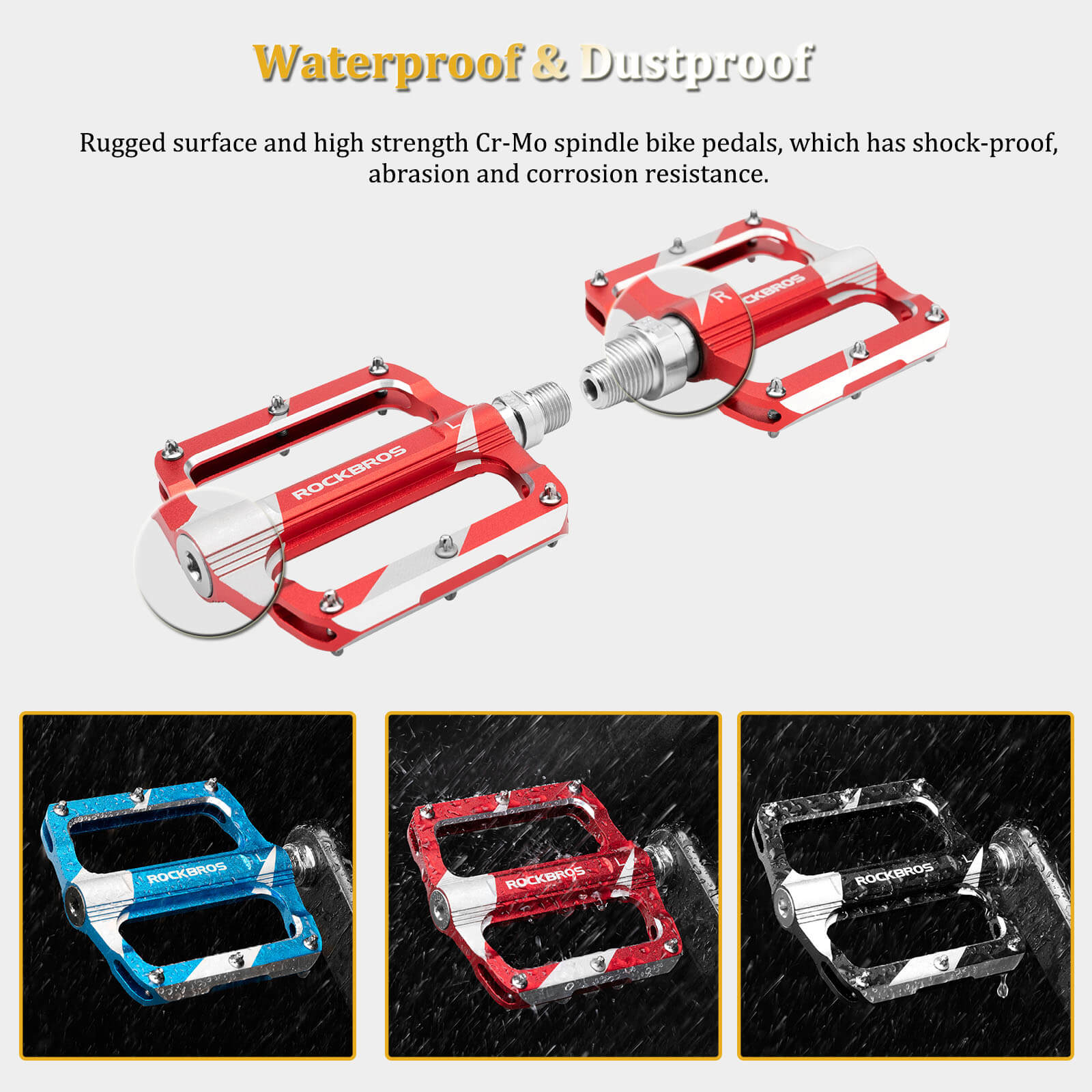 Aluminum Alloy Bearing Pedals - K306 - OVERLANDERS Outfitter