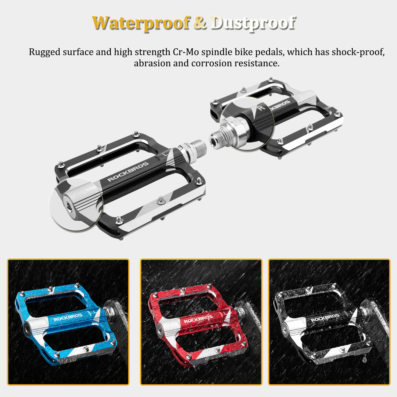 Aluminum Alloy Bearing Pedals - K306 - OVERLANDERS Outfitter