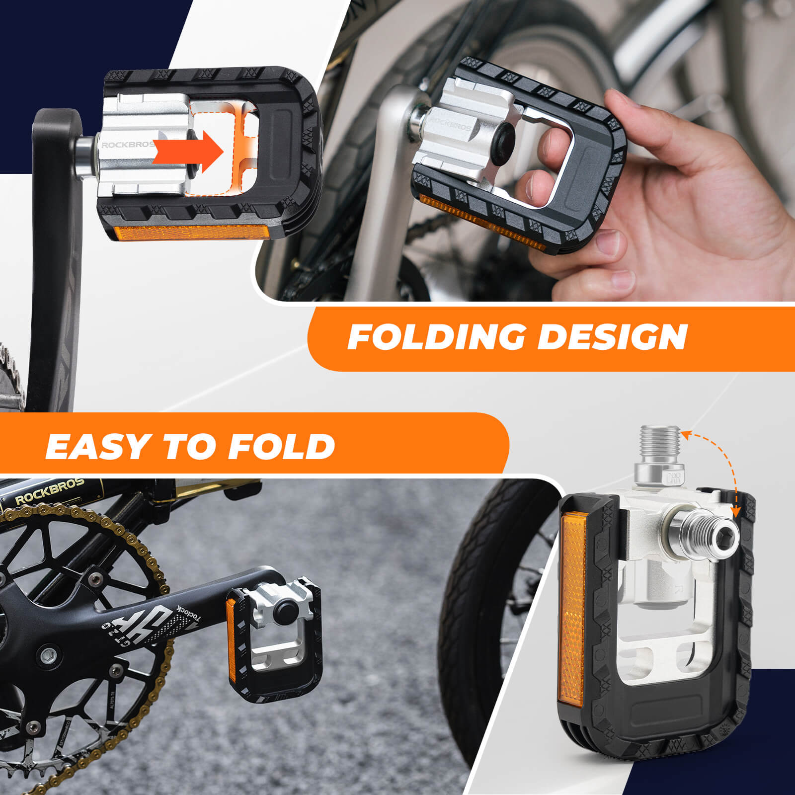Aluminum Folding Bike Pedals - OVERLANDERS Outfitter