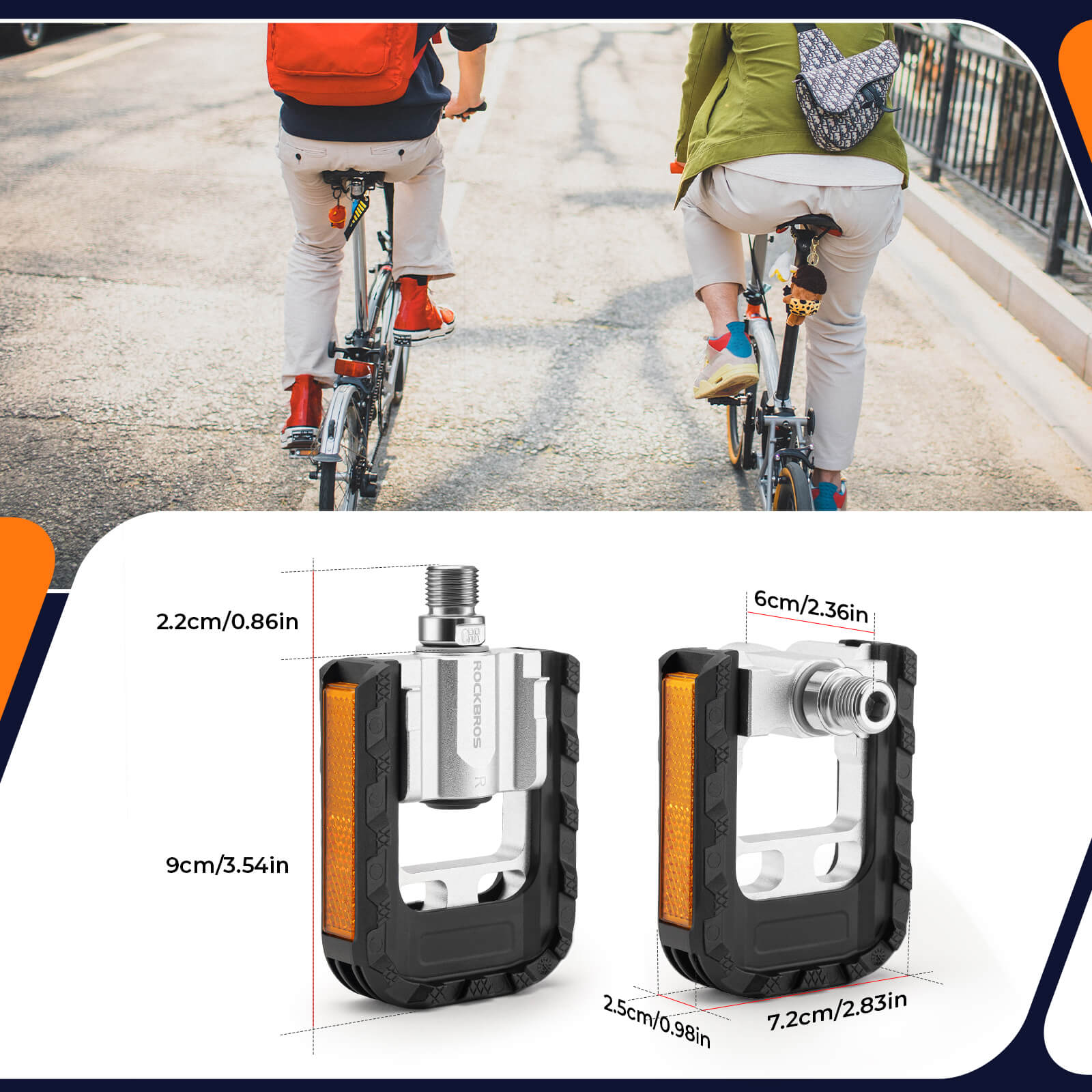 Aluminum Folding Bike Pedals - OVERLANDERS Outfitter