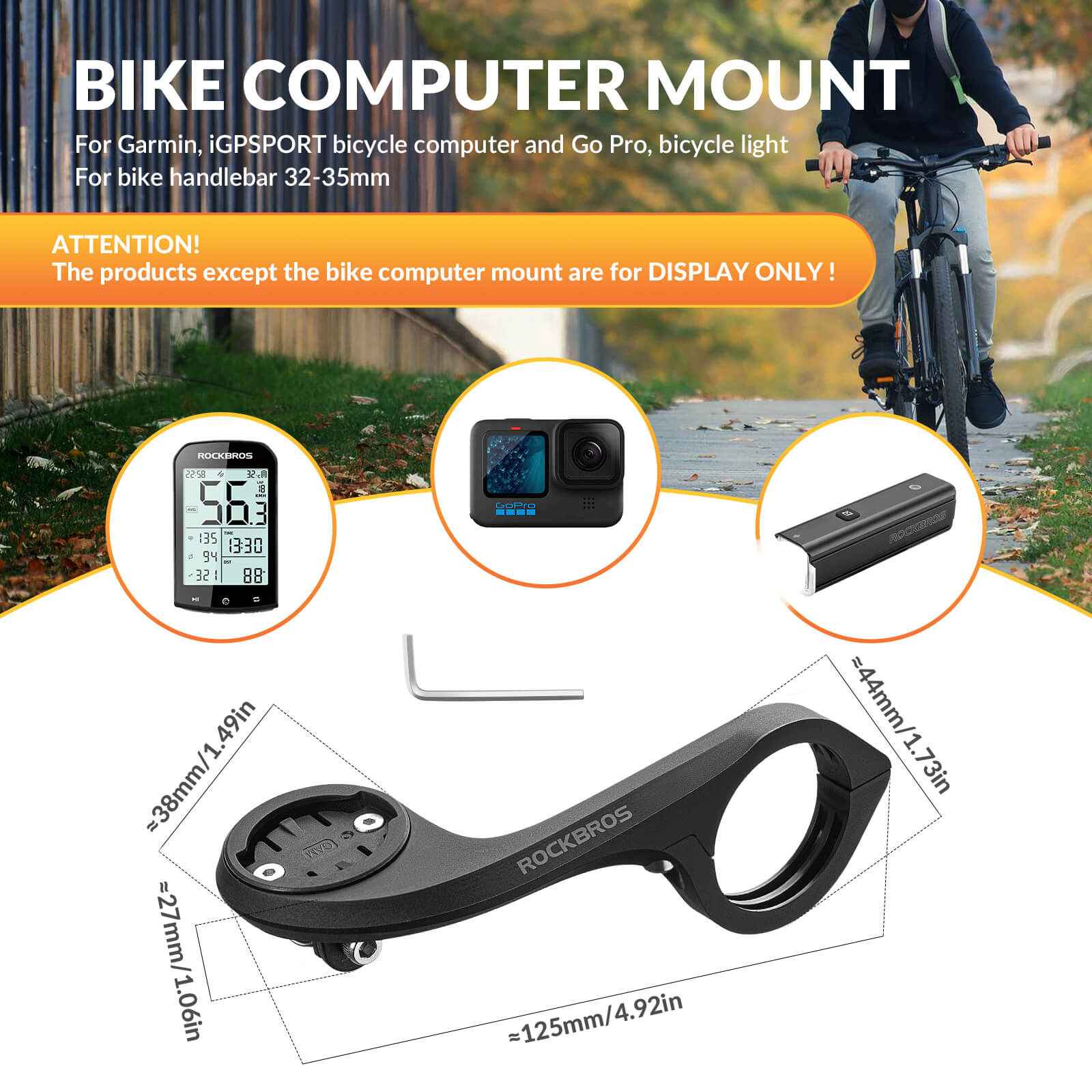 Multifunctional Bike Computer Mount - OVERLANDERS Outfitter