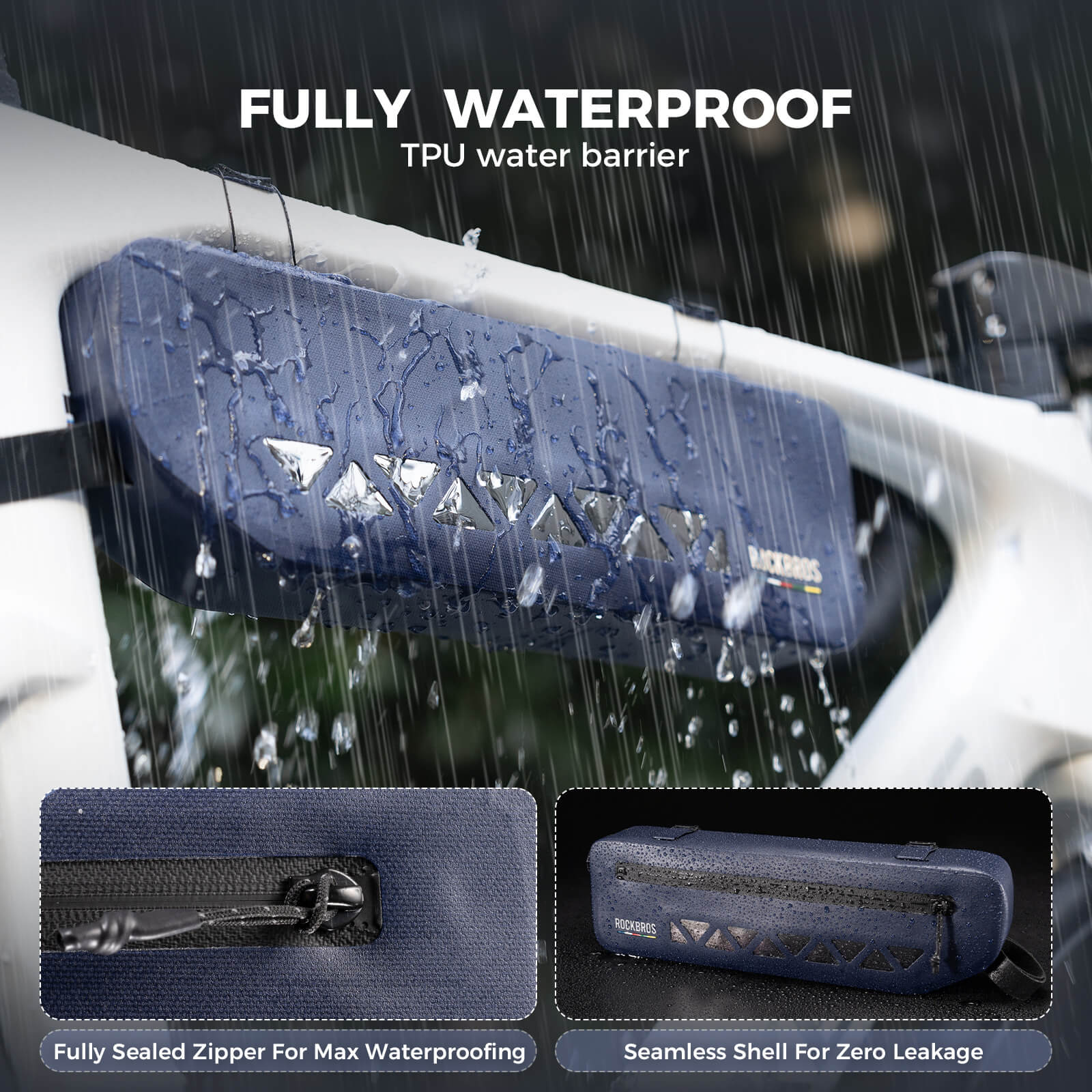 Road To Sky Bike Frame Bag 100% Waterproof 1.7L - OVERLANDERS Outfitter
