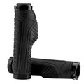 Bike Handle Grips with Double Lock-On Clamps – Aluminum Ends for MTB & BMX - OVERLANDERS Outfitter
