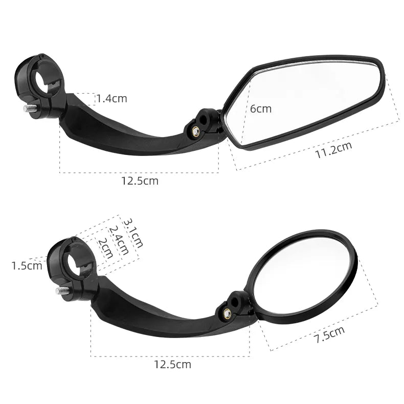 Bike Handlebar Rear View Mirror - OVERLANDERS Outfitter