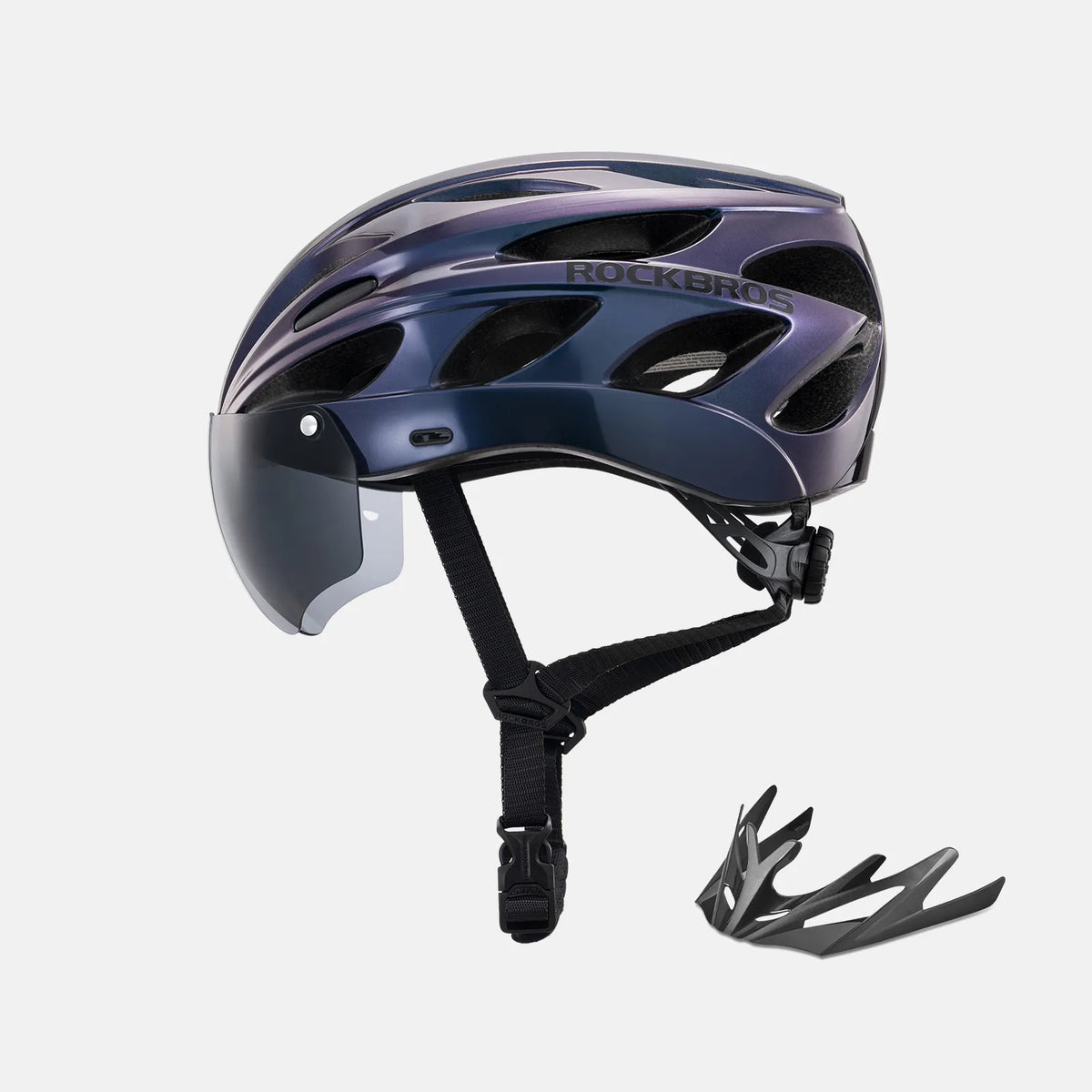 Pottier Bike Helmet with Visor and Goggles - OVERLANDERS Outfitter