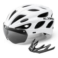 Pottier Bike Helmet with Visor and Goggles - OVERLANDERS Outfitter
