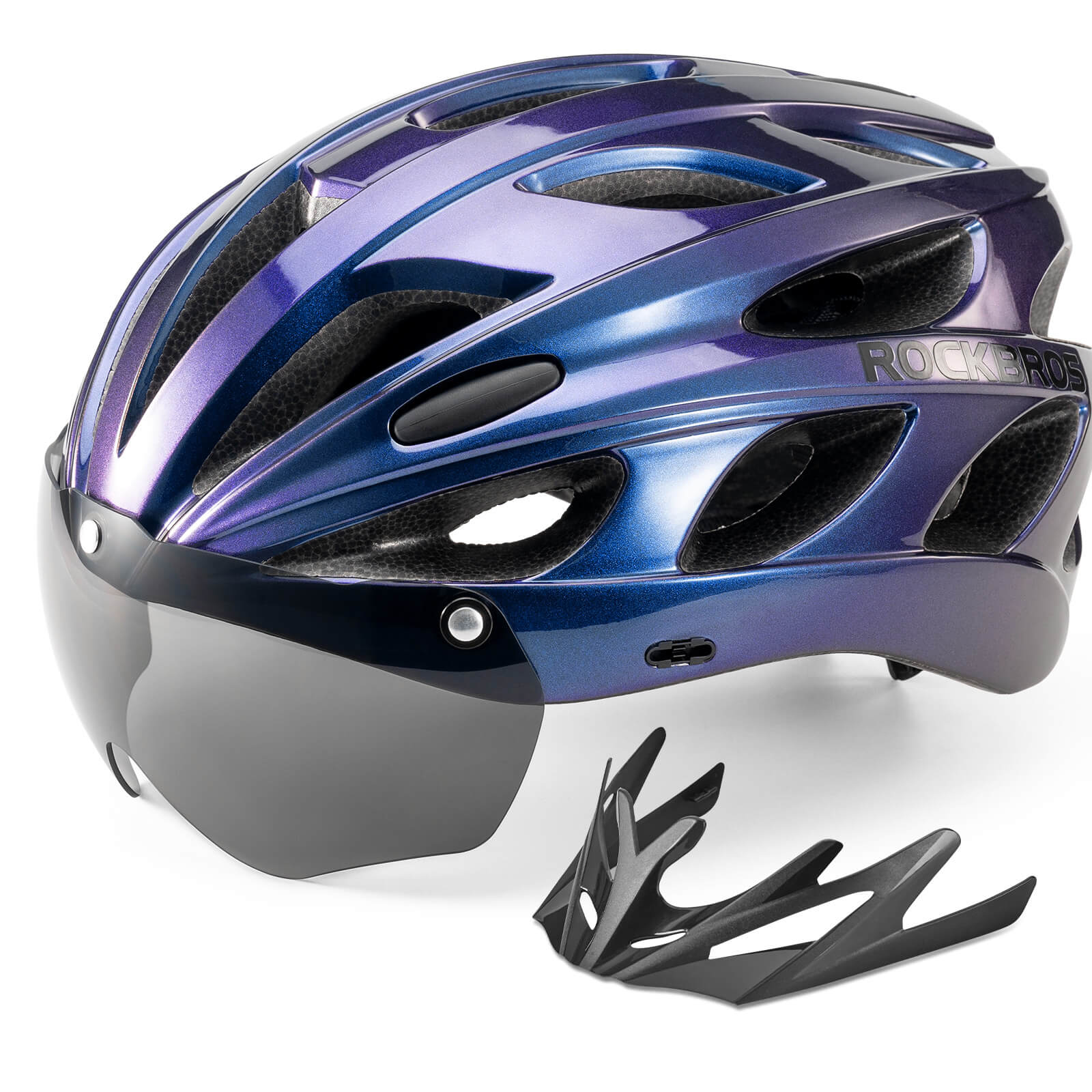 Pottier Bike Helmet with Visor and Goggles - OVERLANDERS Outfitter